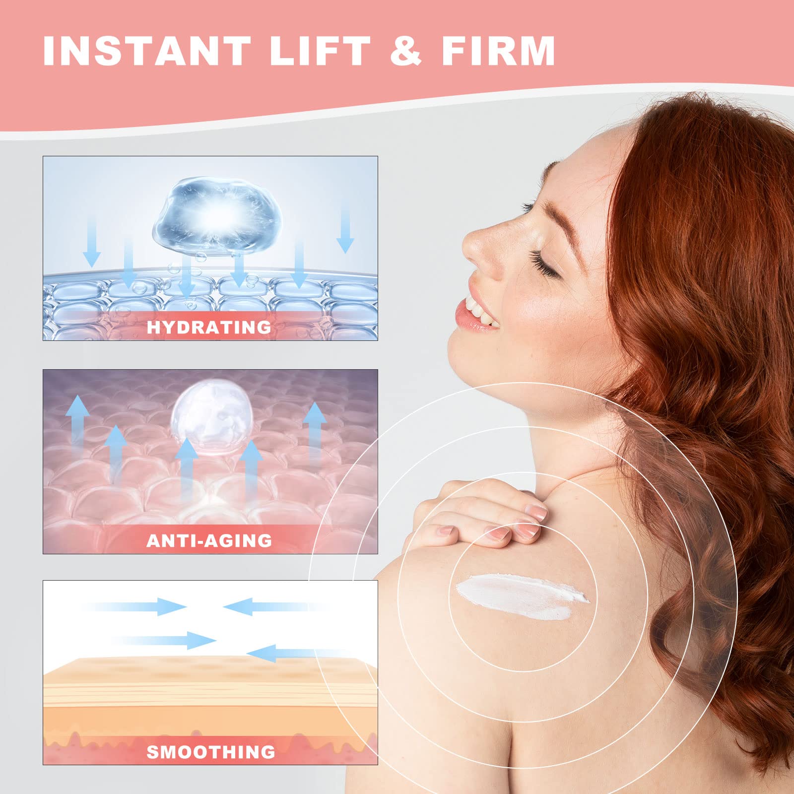 Hibiscus and Honey Firming Cream, Skin Tightening Lotion, Reduces the Look of Neck Lines CITYGOOAu supplements