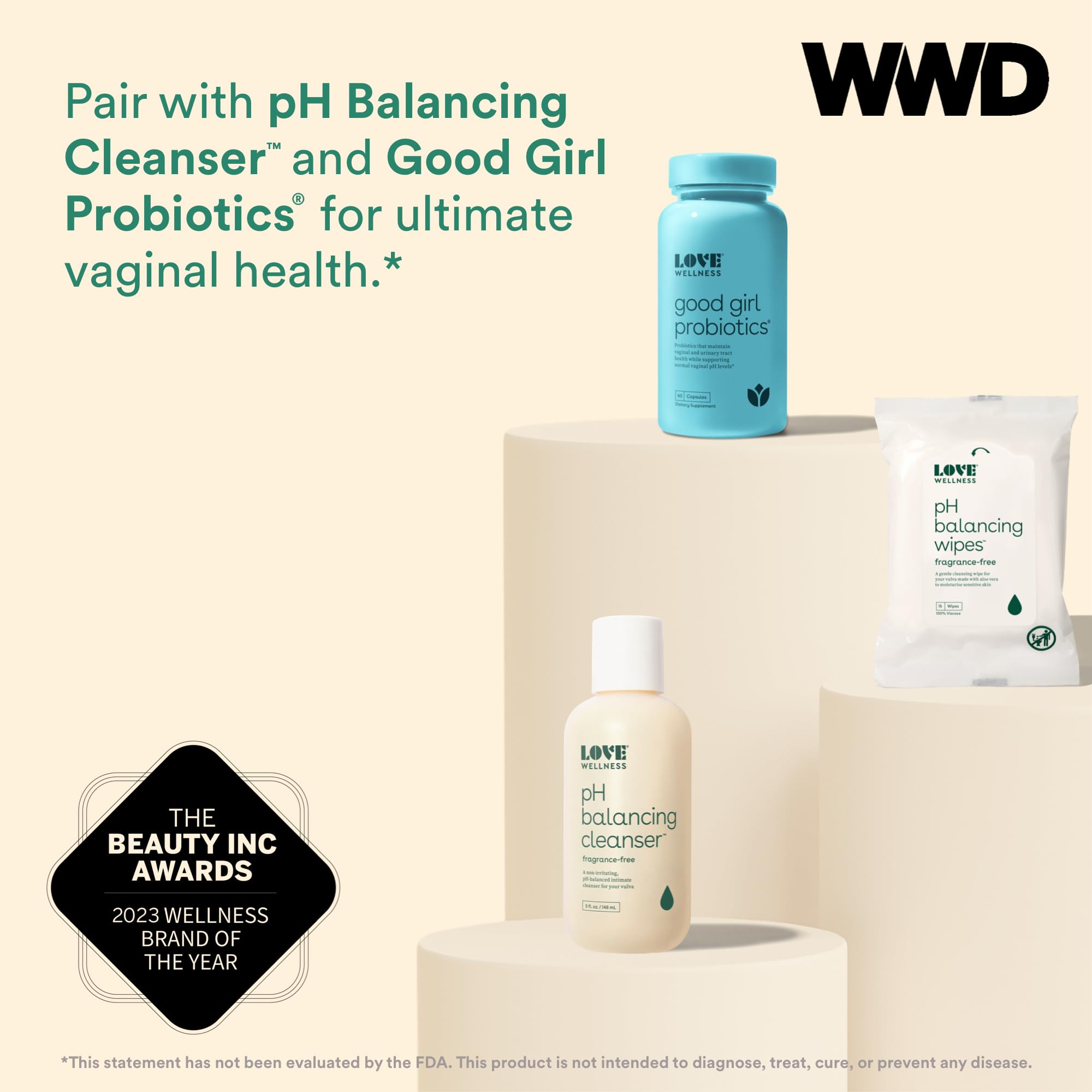 Love Wellness pH Balancing Wipes for Women | Feminine Hygiene for Cleansing with Aloe Vera Love WellnessAu supplements