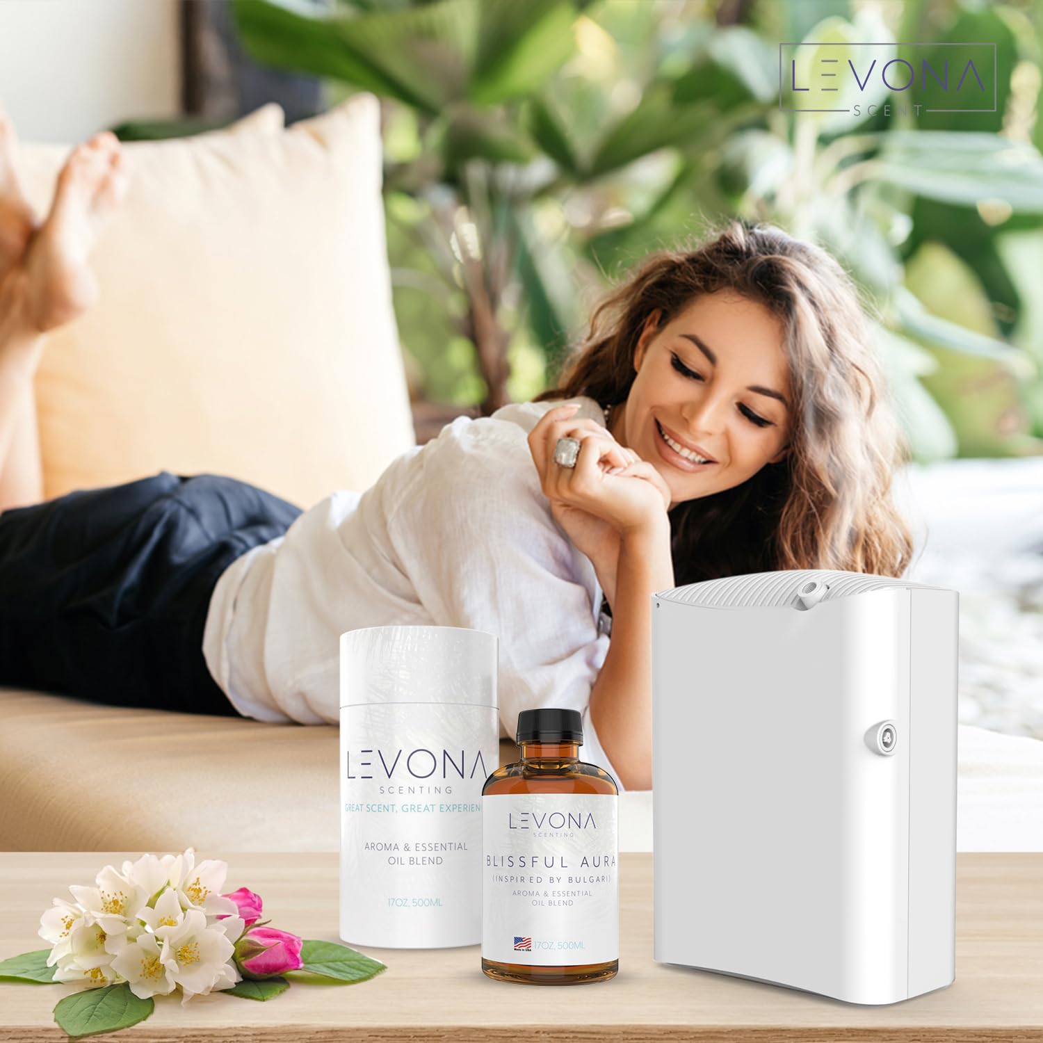 Levona Scent Essential Oils for Diffuser: Blissful Aura Inspired by Bulgari with Notes of Amber LEVONA SCENTAu supplements