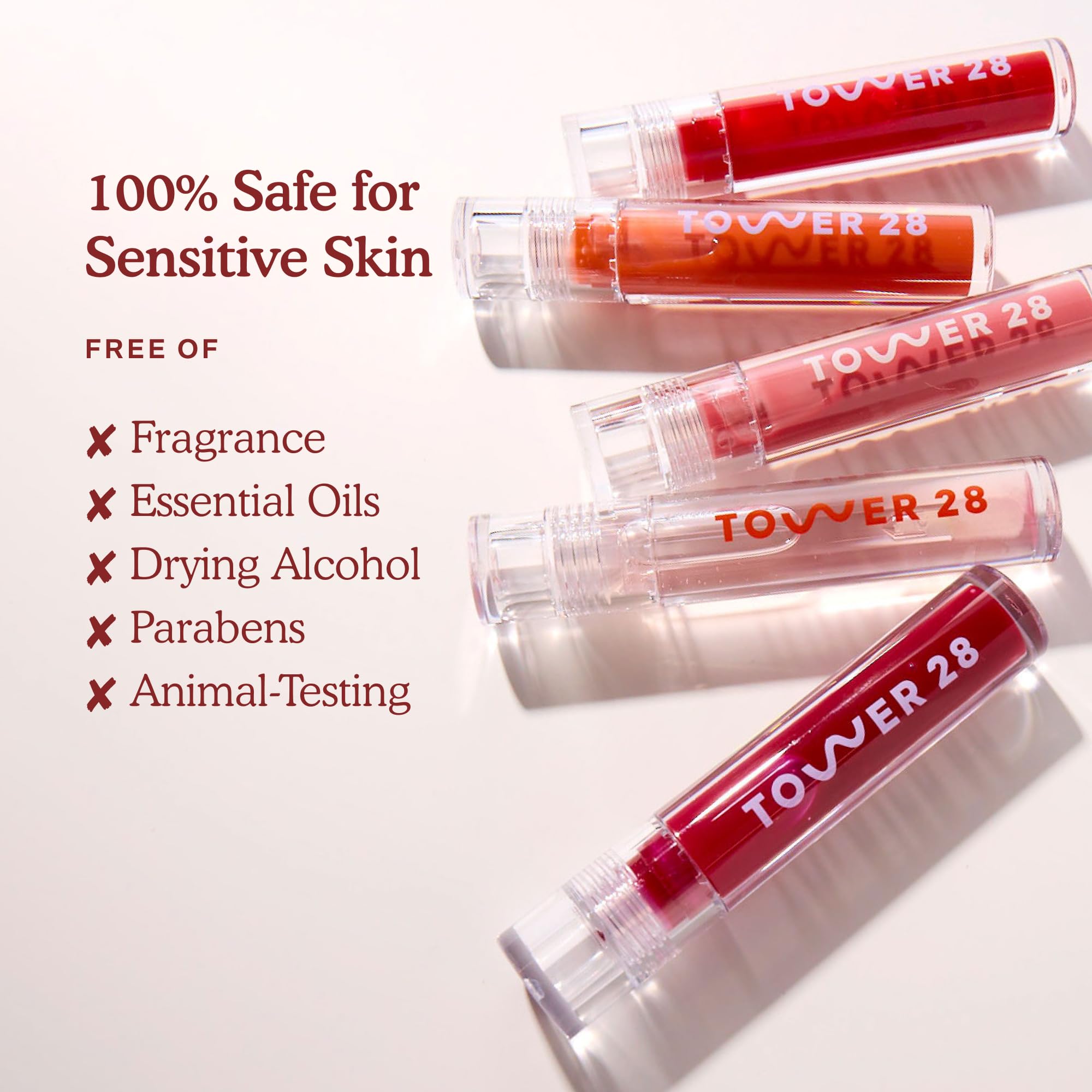 Tower 28 ShineOn Lip Gloss Jelly - Hydrating Tinted Lip Balm + Milky Gloss for Sensitive Lips - Non-Sticky + High-Shine Jelly Formula with Nourishing Oil Blend - Pistachio - Nude Pink (0.13) Tower 28Au supplements