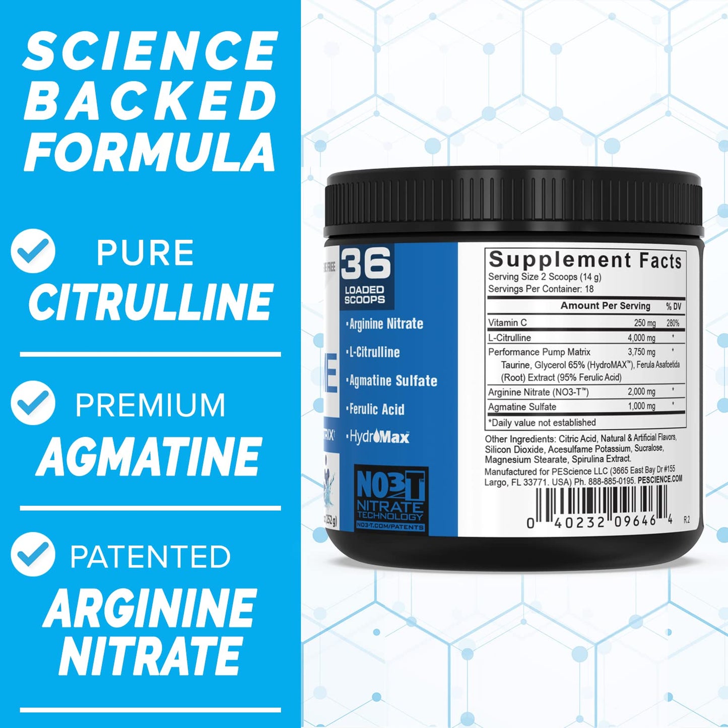 PEScience High Volume + Prolific Pre-Workout Stack, Powerful Nitric Oxide & Energy PEScienceUS supplements
