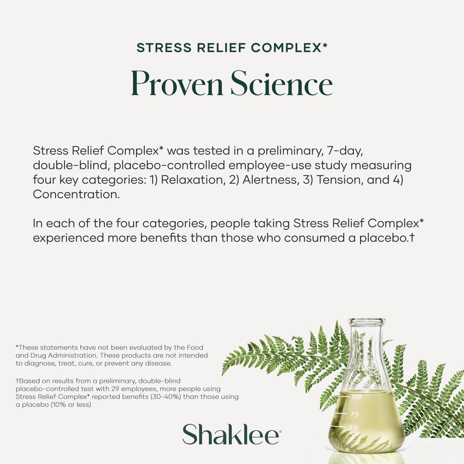 Shaklee - Stress Relief Complex - Calming Blend of L-theanine, Ashwagandha, Beta-sitosterol, and L-tyrosine - Promotes Relaxation without Drowsiness - 1 Caplet Daily - Adults Supplement - 30 Caplets ShakleeAu supplements