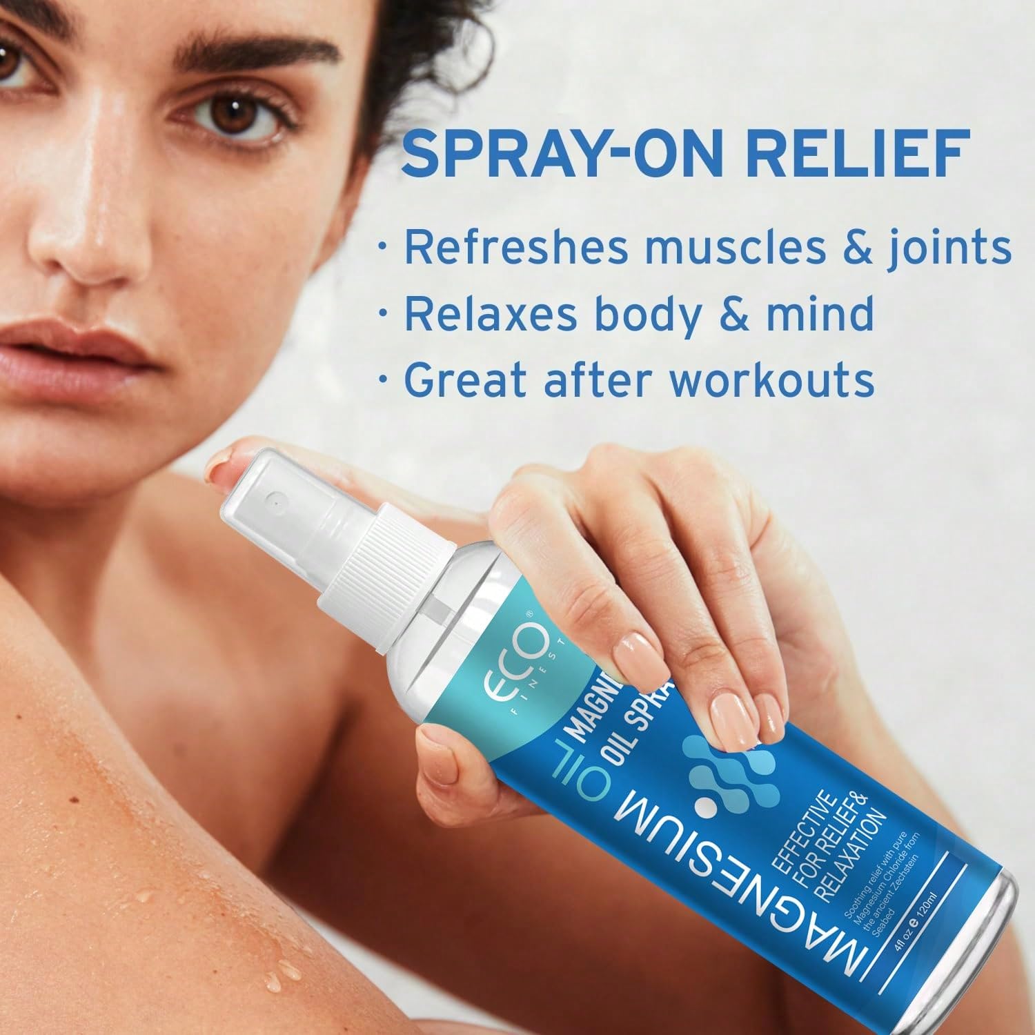 Magnesium Oil Spray For Muscle & Joint Relief – Natural Relaxation & Sleep Support, 4oz Fast-Absorbing Body Mist genericAu supplements