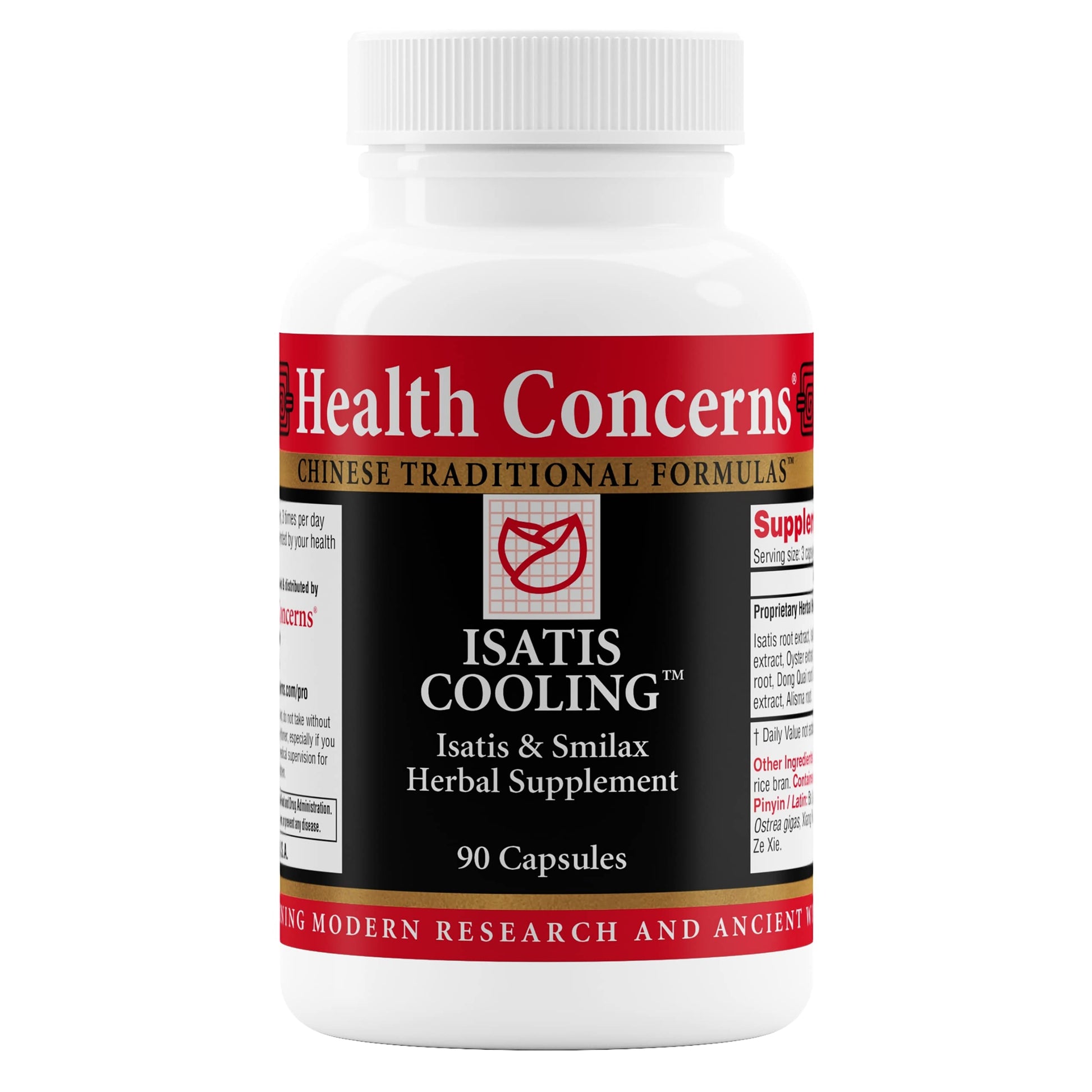 Health Concerns Isatis Cooling – Immune & Inflammation Support – Gut Health, Intestinal Relief, Urinary Tract Cleanse, Heat Clearing & Detox – Chinese Herbal Supplement for Men & Women – 90 Capsules Health ConcernsAu supplements