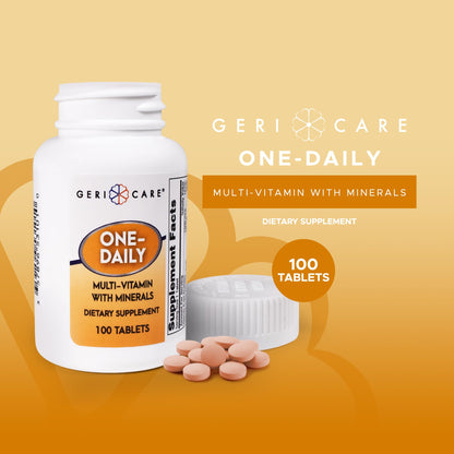GeriCare One-Daily Multi-Vitamin & One-Daily Multi-Vitamin + Minerals Bundle – Complete Daily Nutritional Support with Essential Minerals for Energy GeriCareUS supplements