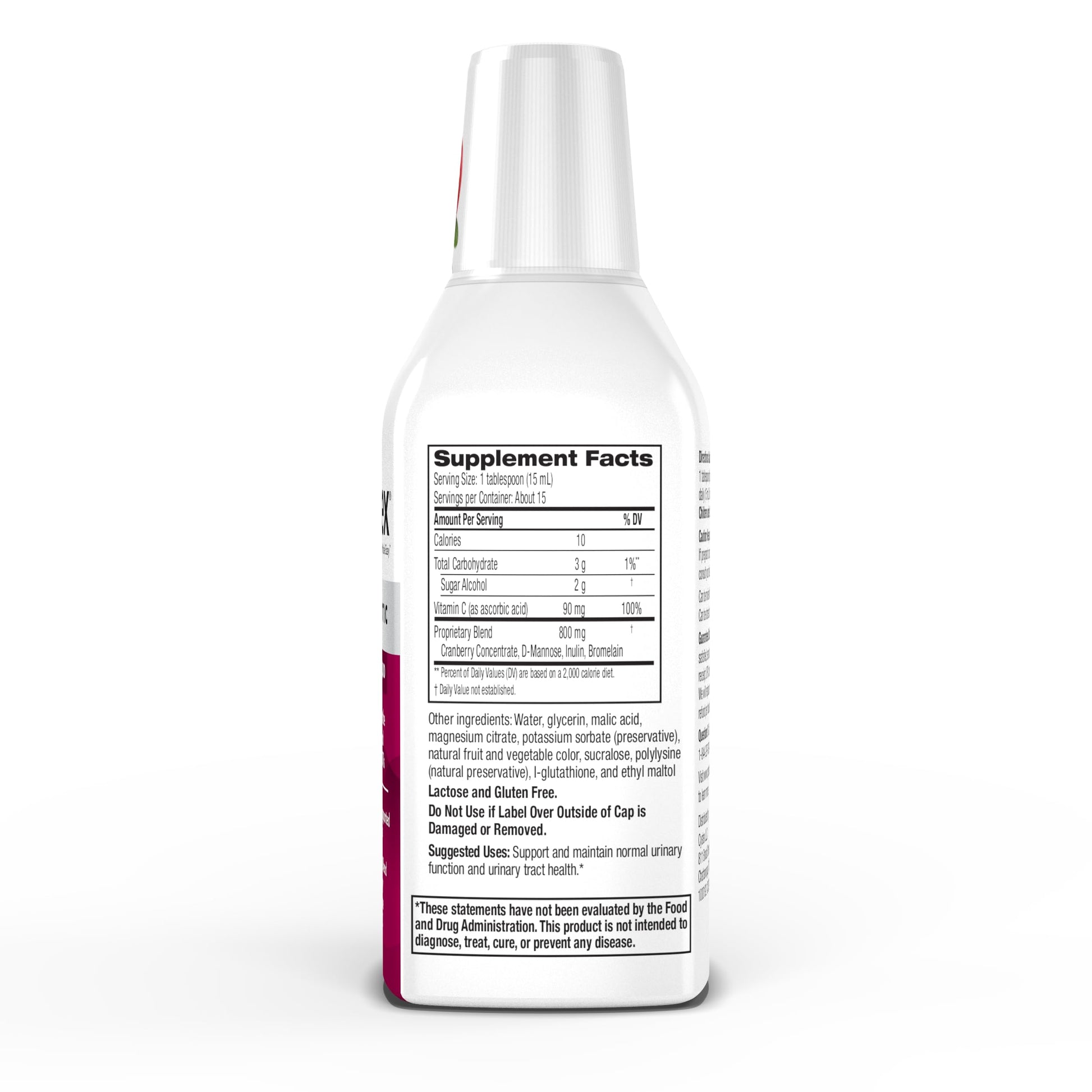 Cystex Urinary Tract Infection Support & Prevention - Cranberry Prebiotic Supplement with D-Mannose & Vitamin C for UTI Protection & Urinary Health Maintenance - 7.6 fl oz (Pack of 1) CystexAu supplements