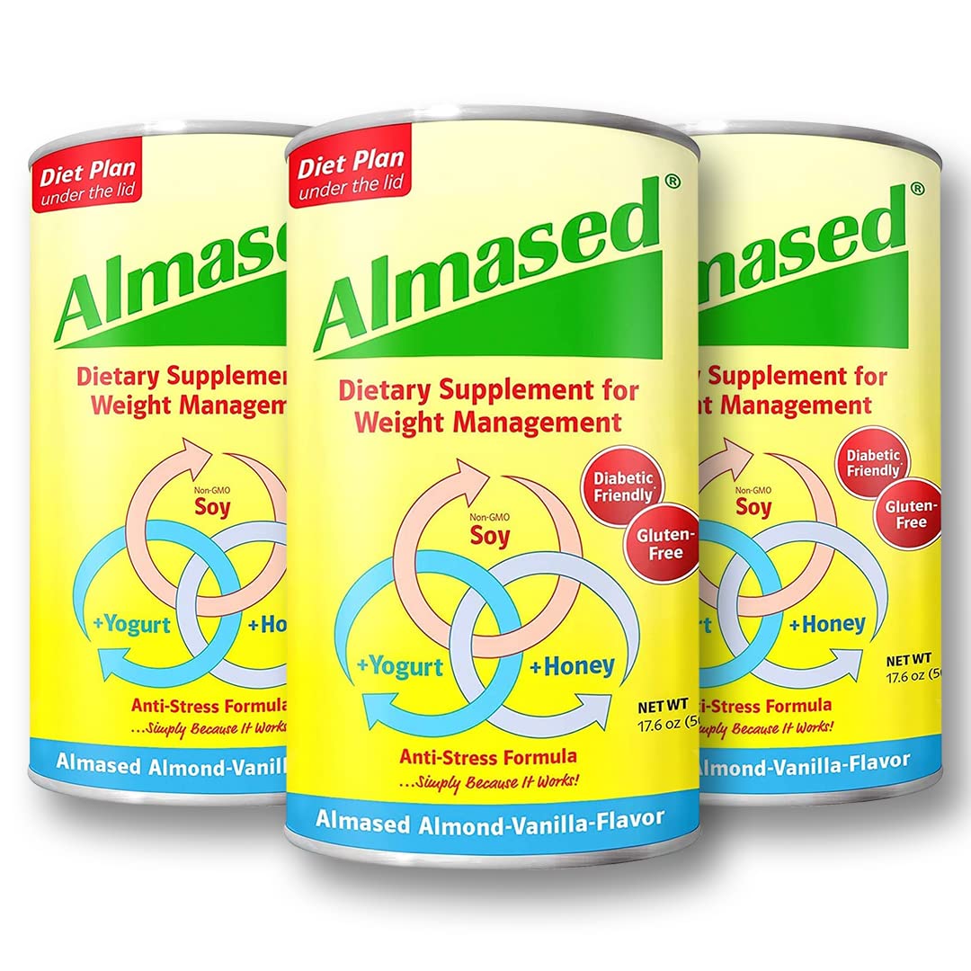 Almased Vanilla shakes – Gluten-Free, non-GMO Powder – Boost High Protein, Vanilla Flavor AlmasedAu supplements