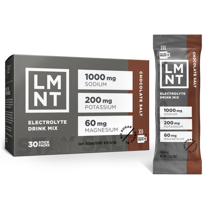 LMNT Zero Sugar Hot Chocolate or Coffee Mixer - Chocolate Salt | Drink Mix | 30-Count Drink LMNTUS supplements