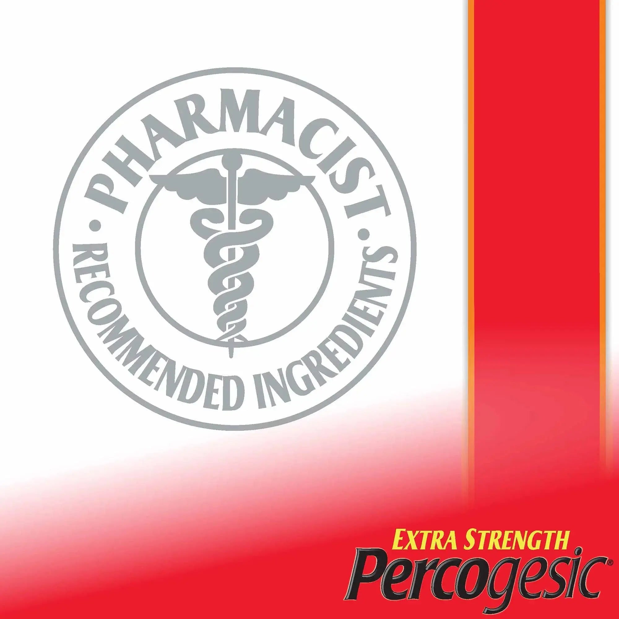 Percogesic Extra Strength Acetaminophen & Diphenhydramine Pain Relief, Fast-Acting Aspirin-Free Fever Reducer & Antihistamine, 60 Count PercogesicAu supplements