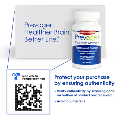 Prevagen Improves Memory - Professional Formula 40mg, 30 Capsules |1 Pack| with Apoae PrevagenUS supplements