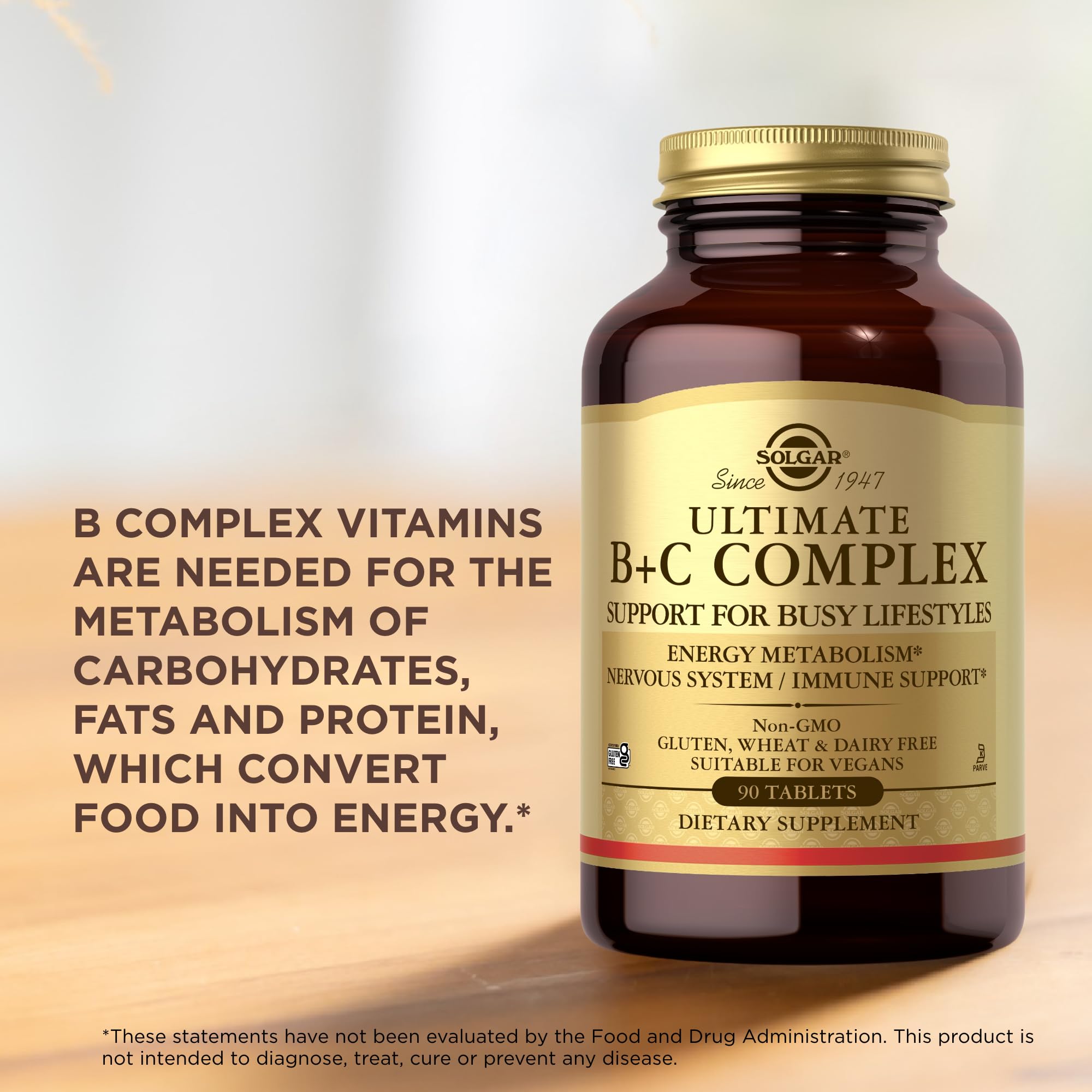Solgar Ultimate B+C Complex Stress Formula 90 Tablets (Pack of 2) SolgarAu supplements