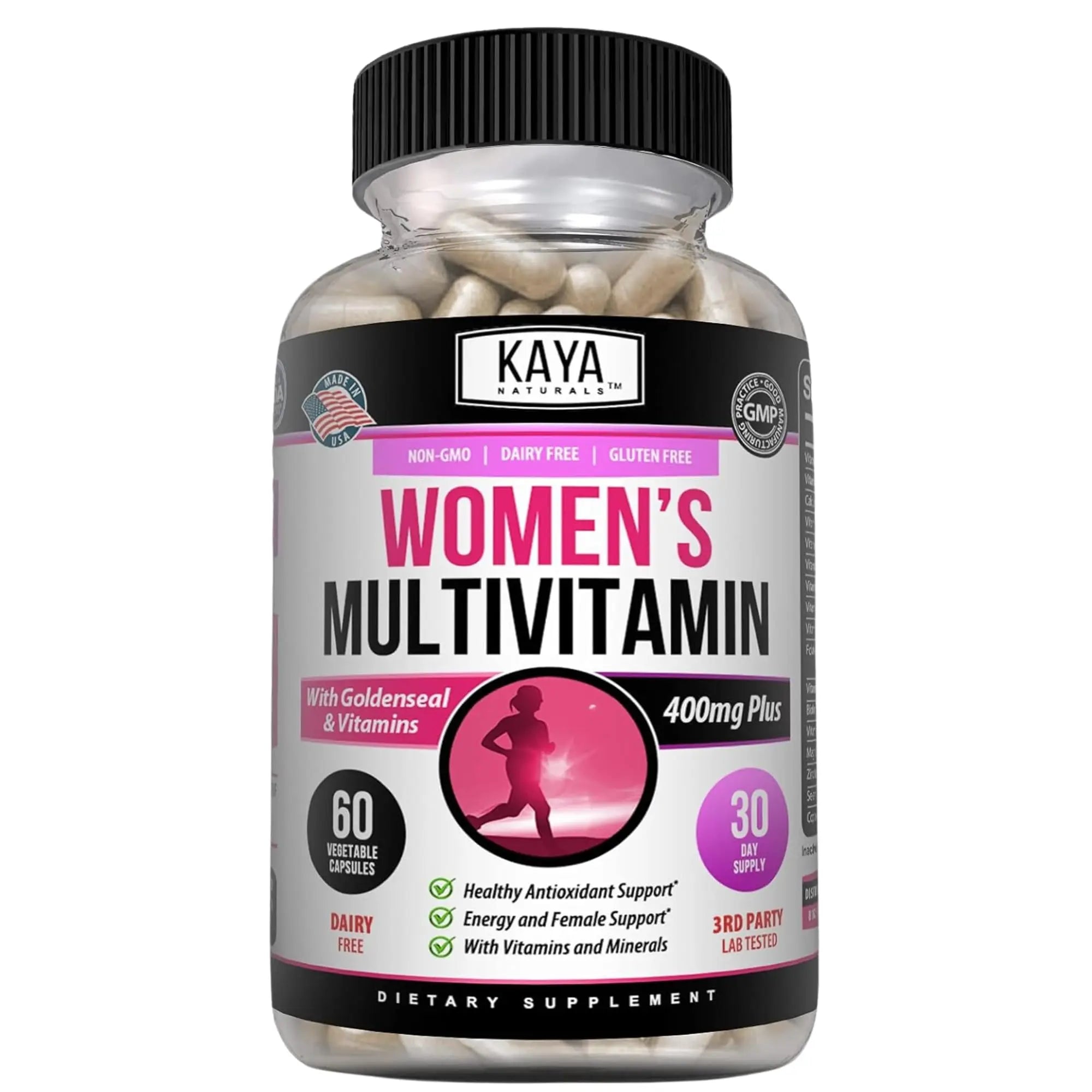 Kaya Naturals Women's Multivitamin, Overall Healthy Antioxidant, and Immune Support, Vitamins A, D, C, E, Biotin Kaya NaturalsAu supplements