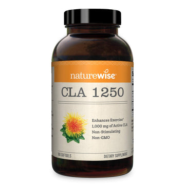 NatureWise CLA 1250 Support Exercise Naturally (2-Month Supply), Support Fitness goals NatureWiseUS supplements