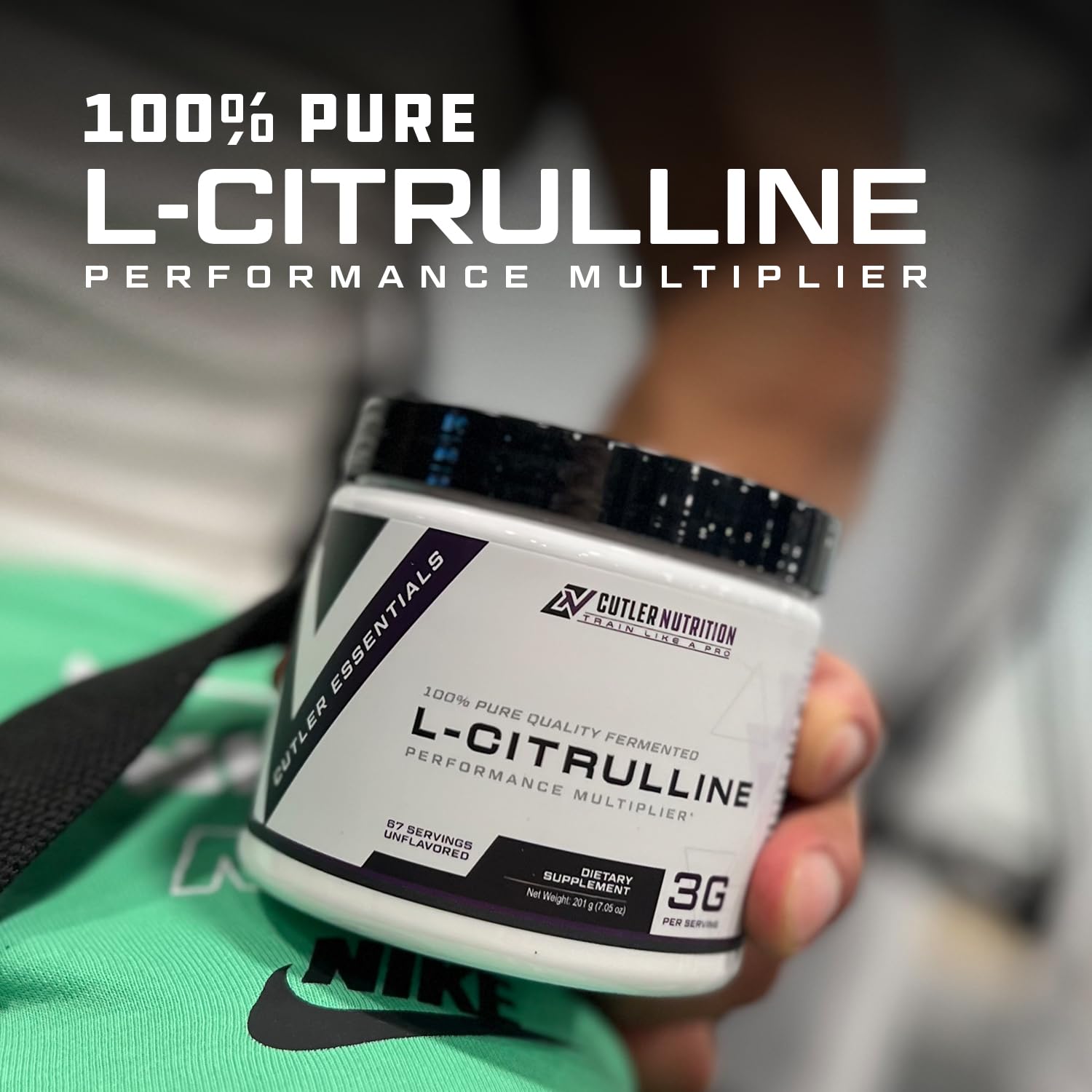 Cutler Nutrition Jay Essentials 100% Pure L-Citrulline Powder Unflavored 3g Per Serving Cutler NutritionAu supplements