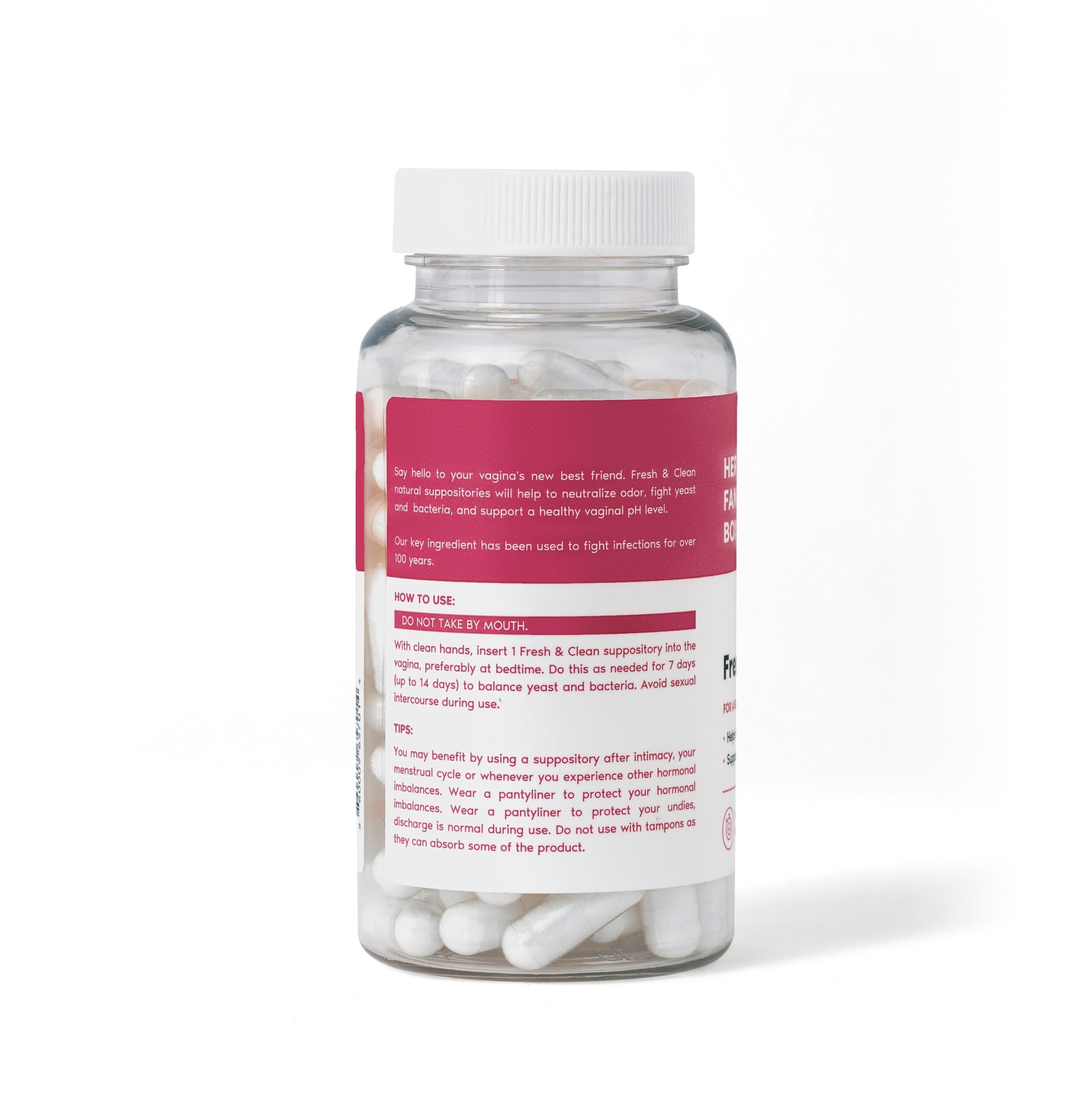 Her Fantasy Box | Fresh & Clean pH Restore Vaginal Suppositories - Natural Vaginal Health Support Her Fantasy BoxAu supplements