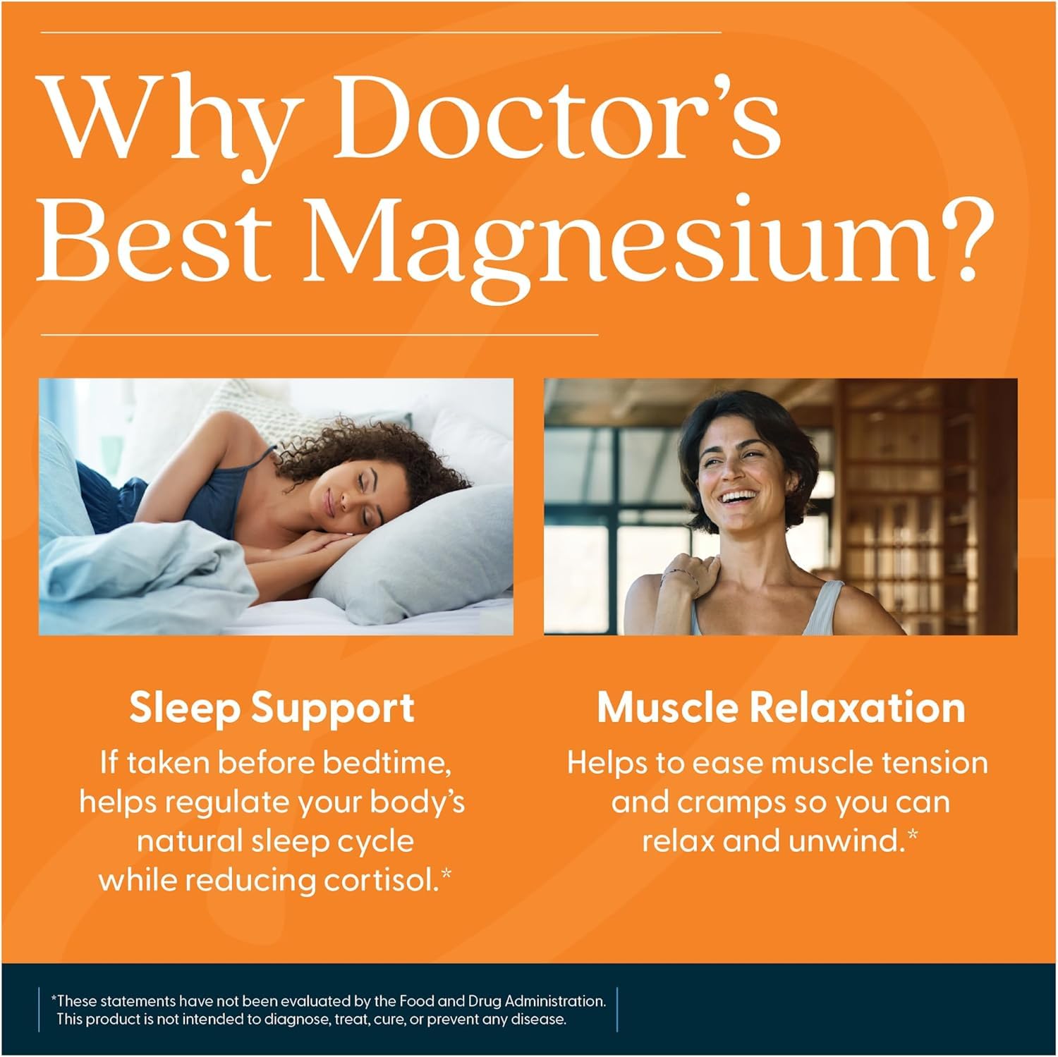 Doctor's Best High Absorption Magnesium Glycinate Lysinate Supplement for Sleep Support - Chelated Magnesium Tablets for Women & Men, 200mg per Serving, Supports Calm & Relaxation, Vegan - 120 Count Doctor's BESTAu supplements