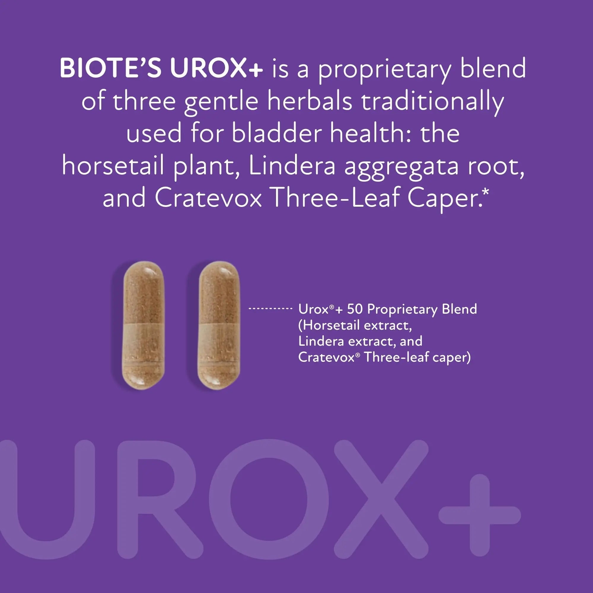 Biote Nutraceuticals - Urox+ - Bladder Health (60 Capsules) BioteAu supplements