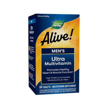 Nature's Way Alive! Men's Daily Ultra Multivitamin, High Potency Formula, Promotes Heart & Muscle Function Nature's WayAu supplements