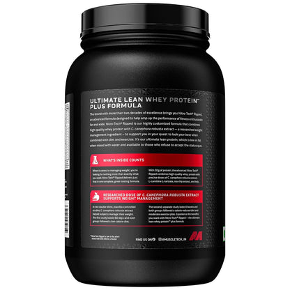 Protein Powder for Weight Loss |MuscleTech Nitro-Tech Ripped |Whey Protein Powder MuscleTechUS supplements