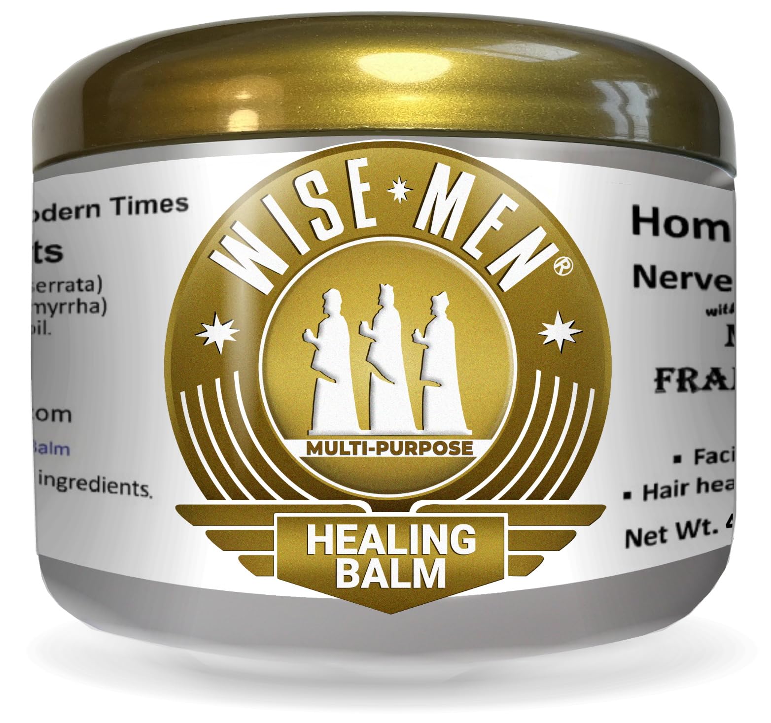 Wise Men Healing Balm with Myrrh and Frankincense Essential Oils for Soothing Nerve Relief Massage Wise MenAu supplements