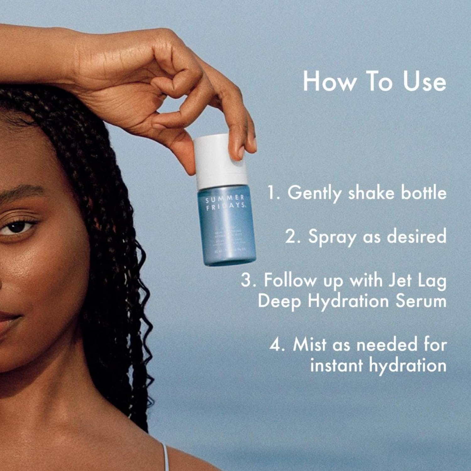 Summer Fridays Jet Lag Skin Soothing Hydration Face Mist - Ultra-Fine Facial Spray & Hydrating Mist to Comfort, Soothe & Help Provide Protective Moisture Barrier Support for Glowing Skin (1.7 Fl Oz) Summer FridaysAu supplements