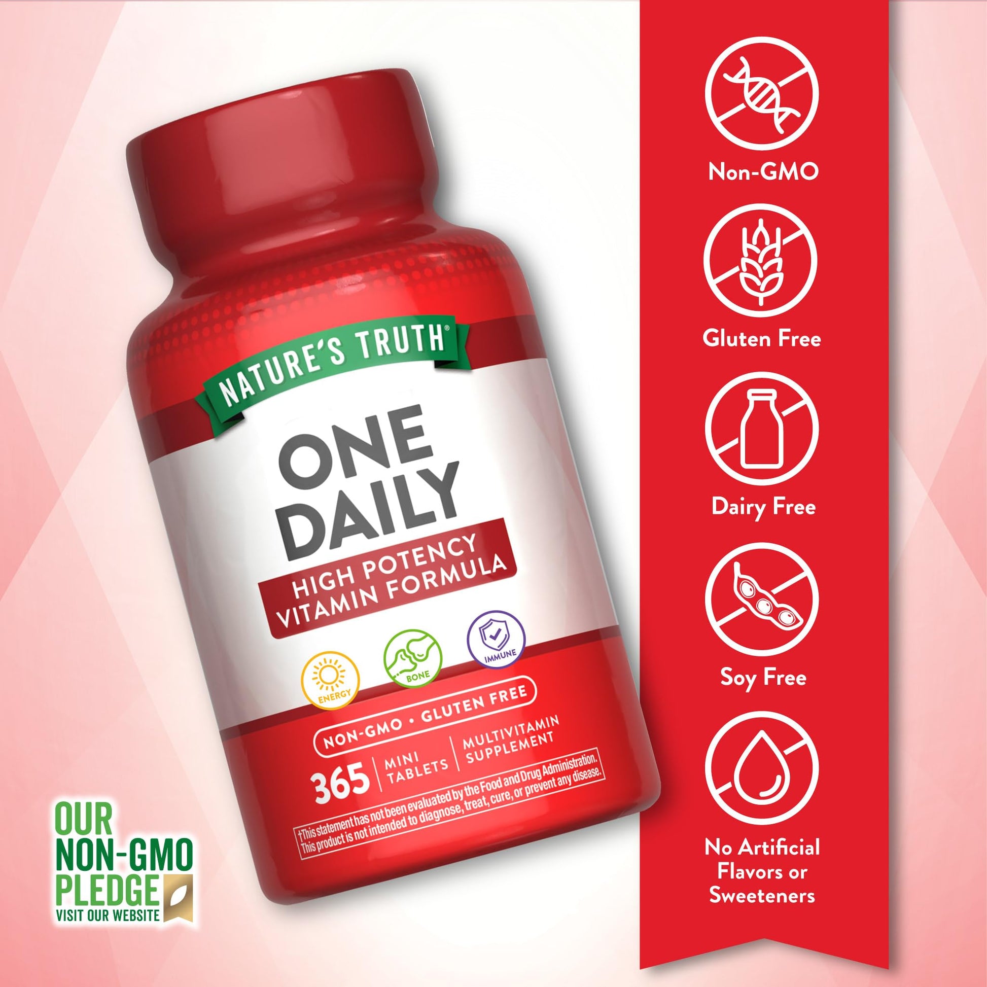 Nature's Truth One Daily Multivitamin for Men and Women | 365 Mini Tablets | Non-GMO & Gluten Free Supplement Nature's TruthAu supplements