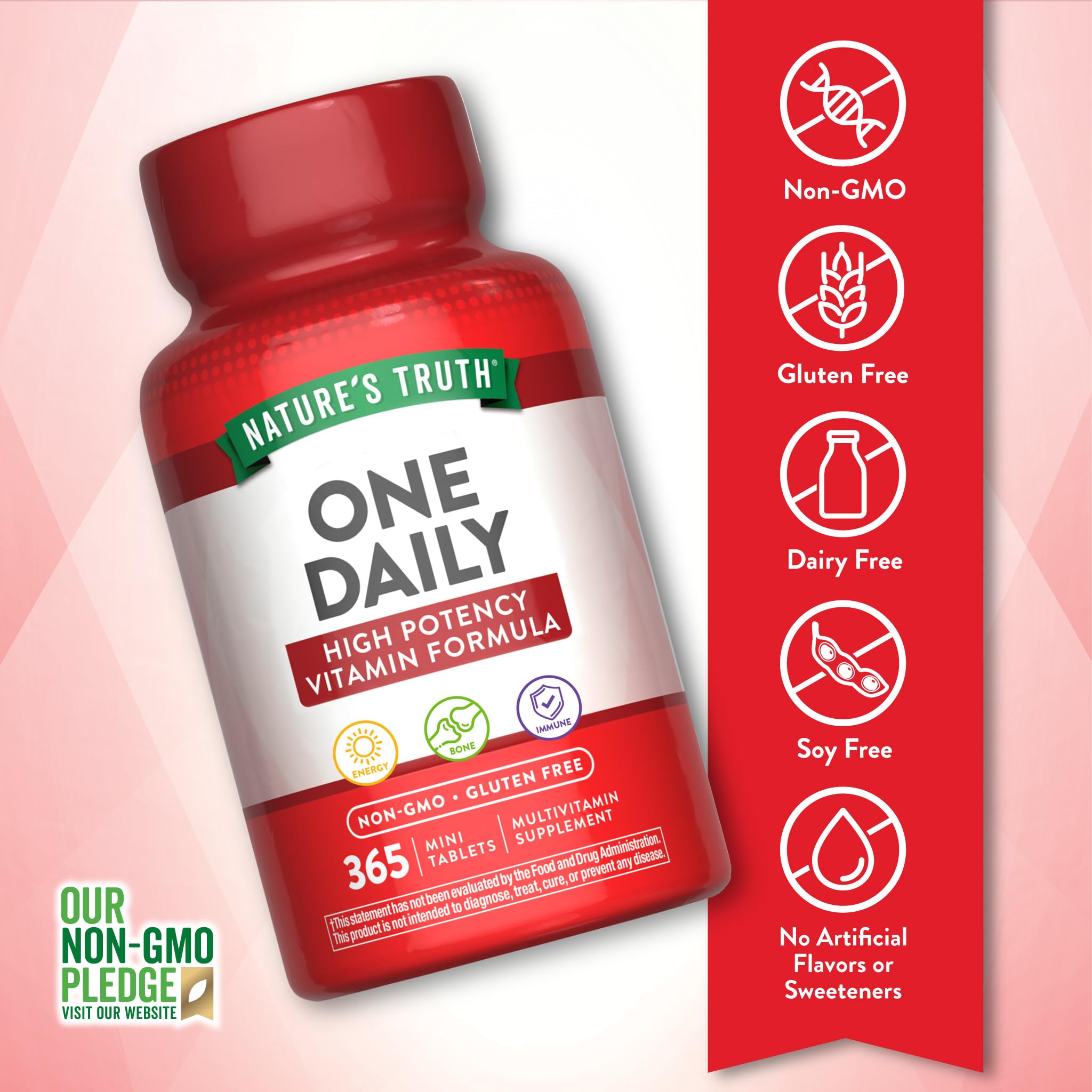 Nature's Truth One Daily Multivitamin for Men and Women | 365 Mini Tablets | Non-GMO & Gluten Free Supplement Nature's TruthAu supplements