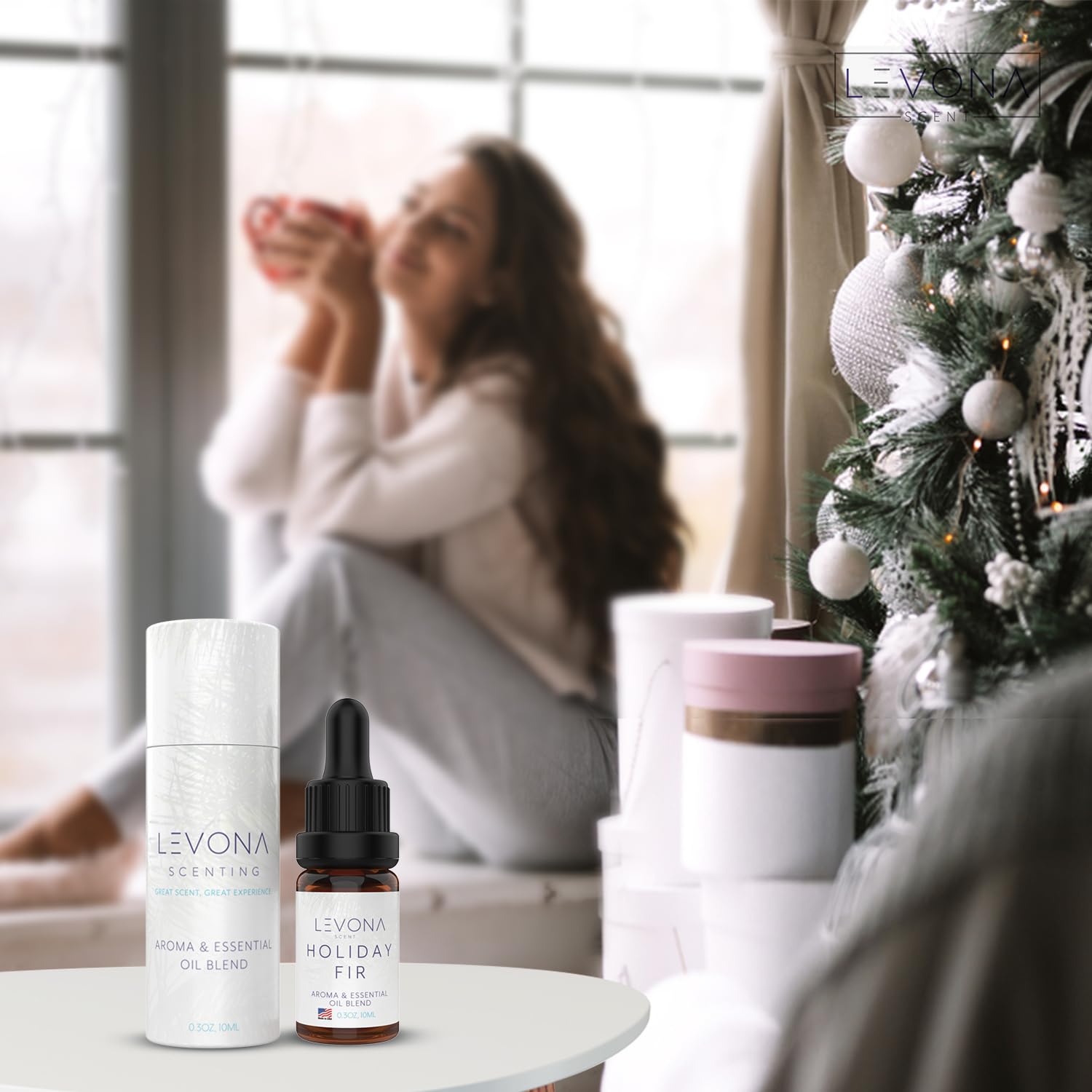 Levona Scent Christmas Essential Oils for Diffuser: Holiday Fir Essential Oil for Diffusers for Home LEVONA SCENTAu supplements
