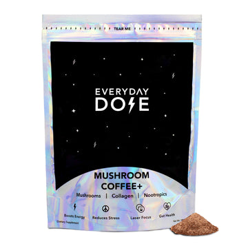 The Mushroom Latte by Everyday Dose | Premium Coffee Extract with Grass-Fed Collagen Everyday DoseUS supplements