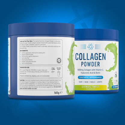 Applied Nutrition Collagen Powder - Citrus Twist Flavour - 5000mg Hydrolysed Bovine Flavoured Applied NutritionUS supplements
