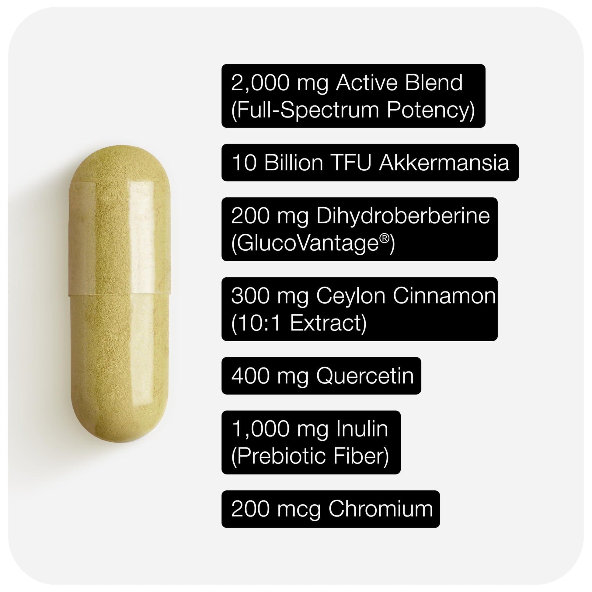 Toniiq GLP-1 Support — with Clinically Studied, Patented GlucoVantage® Dihydroberberine and Akkermansia — Appetite and Fullness Support — 120 Capsules (60-Day Supply) ToniiqAu supplements