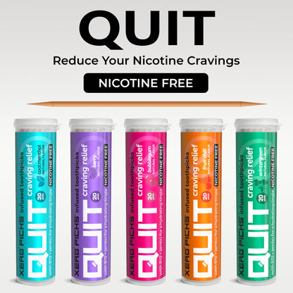 Xero Picks Infused Flavored Toothpicks to Help Quit Smoking - Nicotine Xero PicksUS supplements