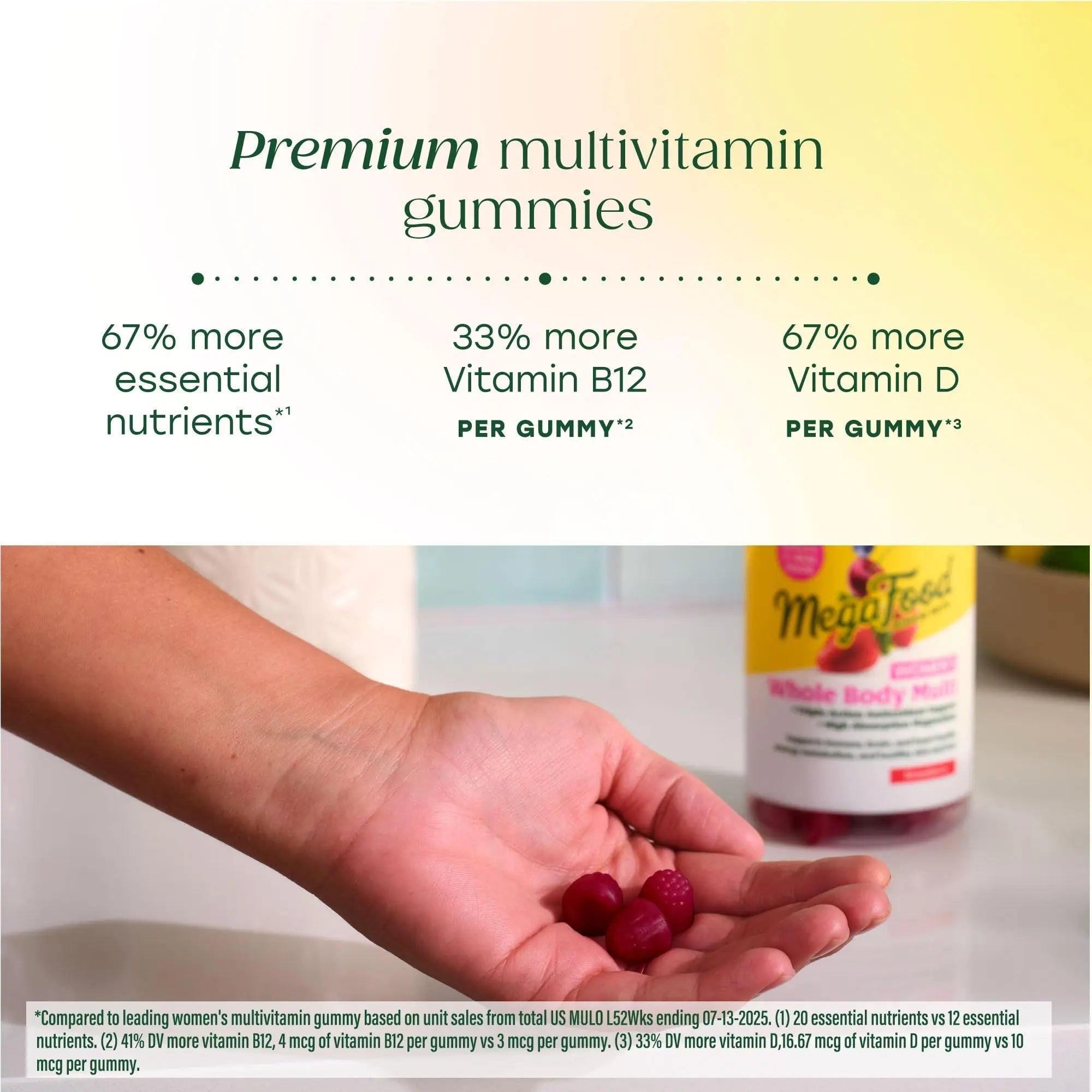 MegaFood Women’s Whole Body Multivitamin Gummies - Multivitamin For Women With Vitamin C, Magnesium Citrate, Vitamin D3, Folate MegaFoodAu supplements