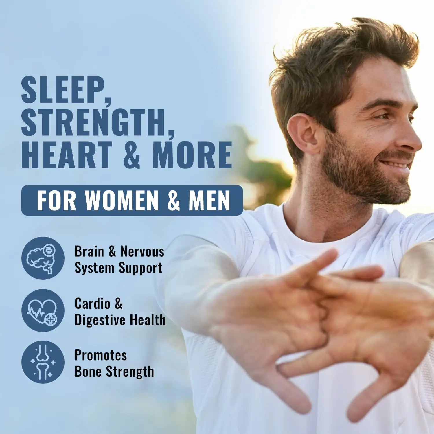 10-in-1 Magnesium Supplement 500 mg | High Absorption Magnesium Complex with Mag Glycinate, Citrate, Vitamin B6 Magnesium for Sleep, Muscle, Bone & Heart Health, Vegan & Gluten-Free, 45 Day Supply Total Nutranz supplements