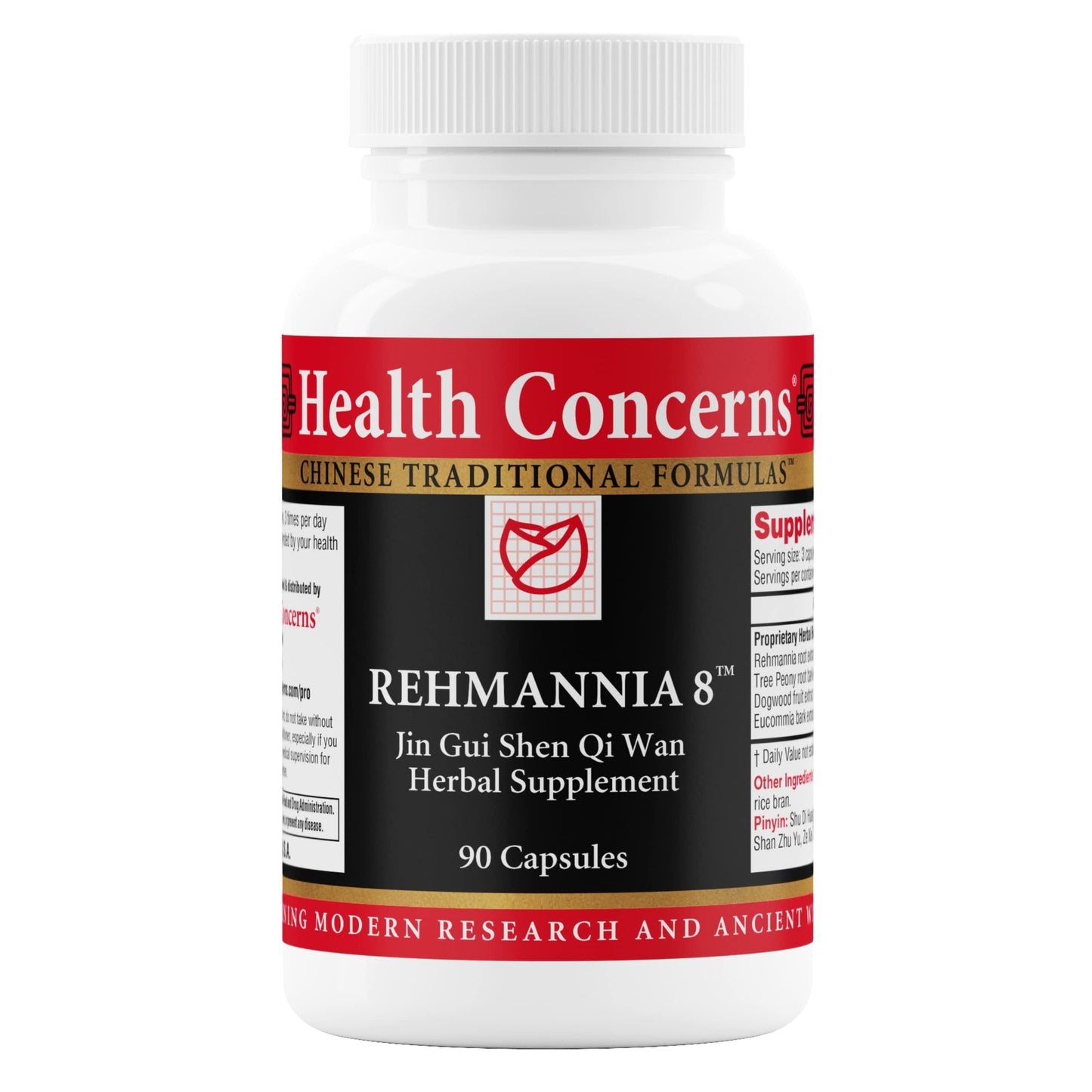 Health Concerns Rehmannia 8 - Back Discomfort & Urinary Tract Health for Women & Men Health ConcernsUS supplements