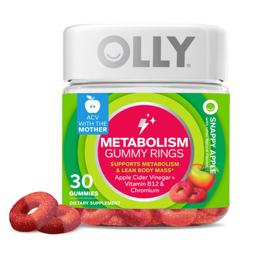 OLLY Metabolism Gummy Rings, Apple Cider Vinegar, Vitamin B12, Chromium, Energy OLLYUS supplements