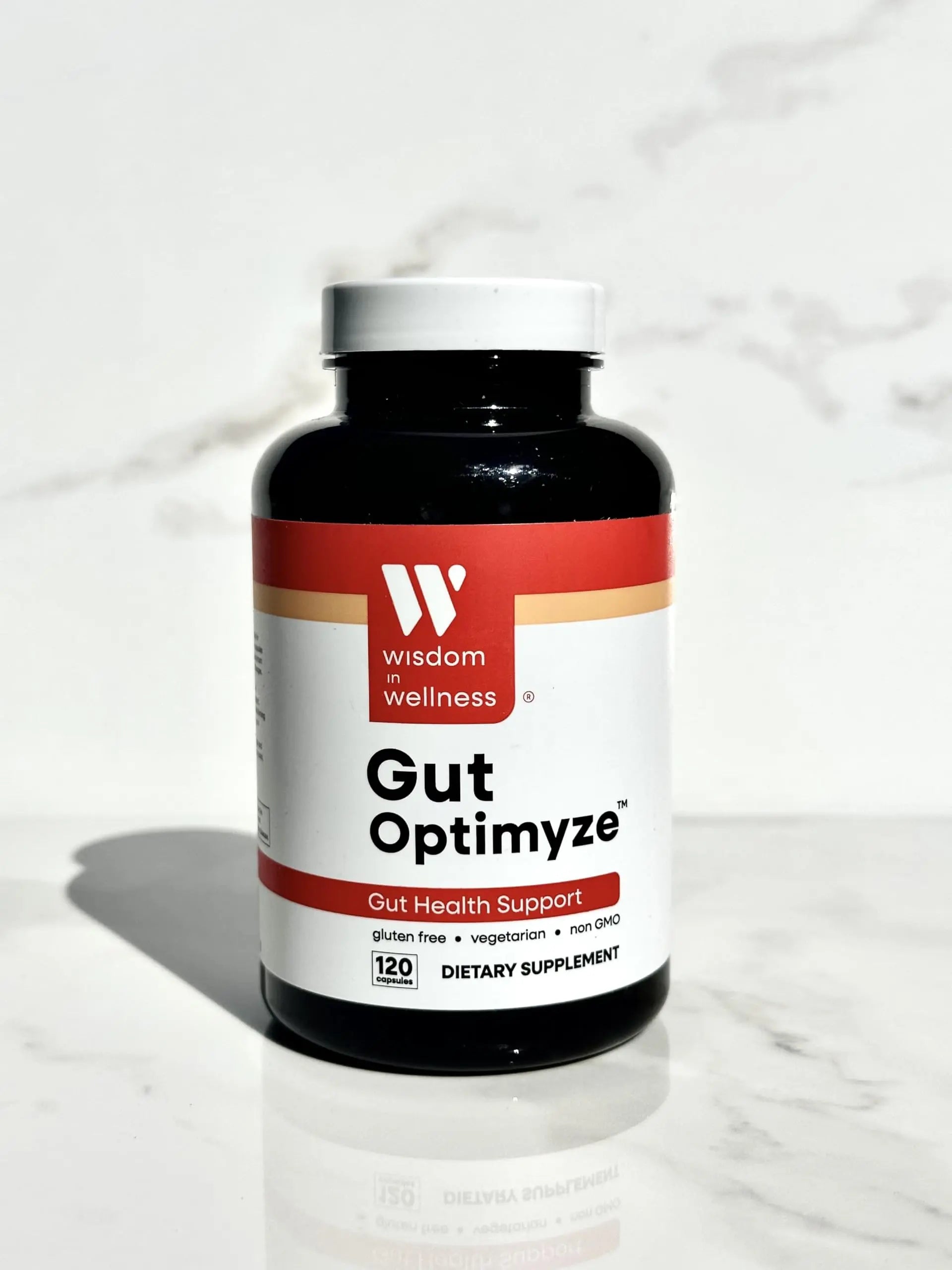 Wisdom In Wellness Gut Optimyze - 120 Digestive Health Capsules - Vitamins & Probiotics for Gut Health - Complete for Men & Women - Digestive Gut Health Pills - Healthy Gut Probiotics Wisdom In WellnessAu supplements