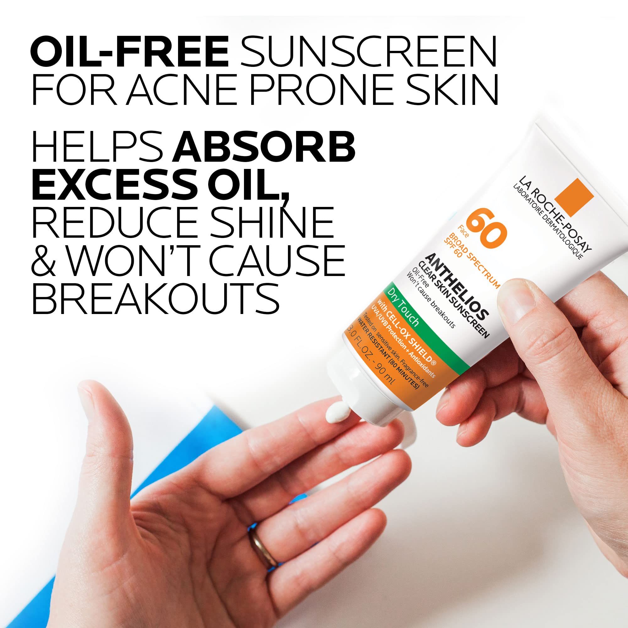 La Roche-Posay Anthelios Clear Skin Dry Touch Sunscreen SPF 60, Oil Free La Roche-PosayAu supplements