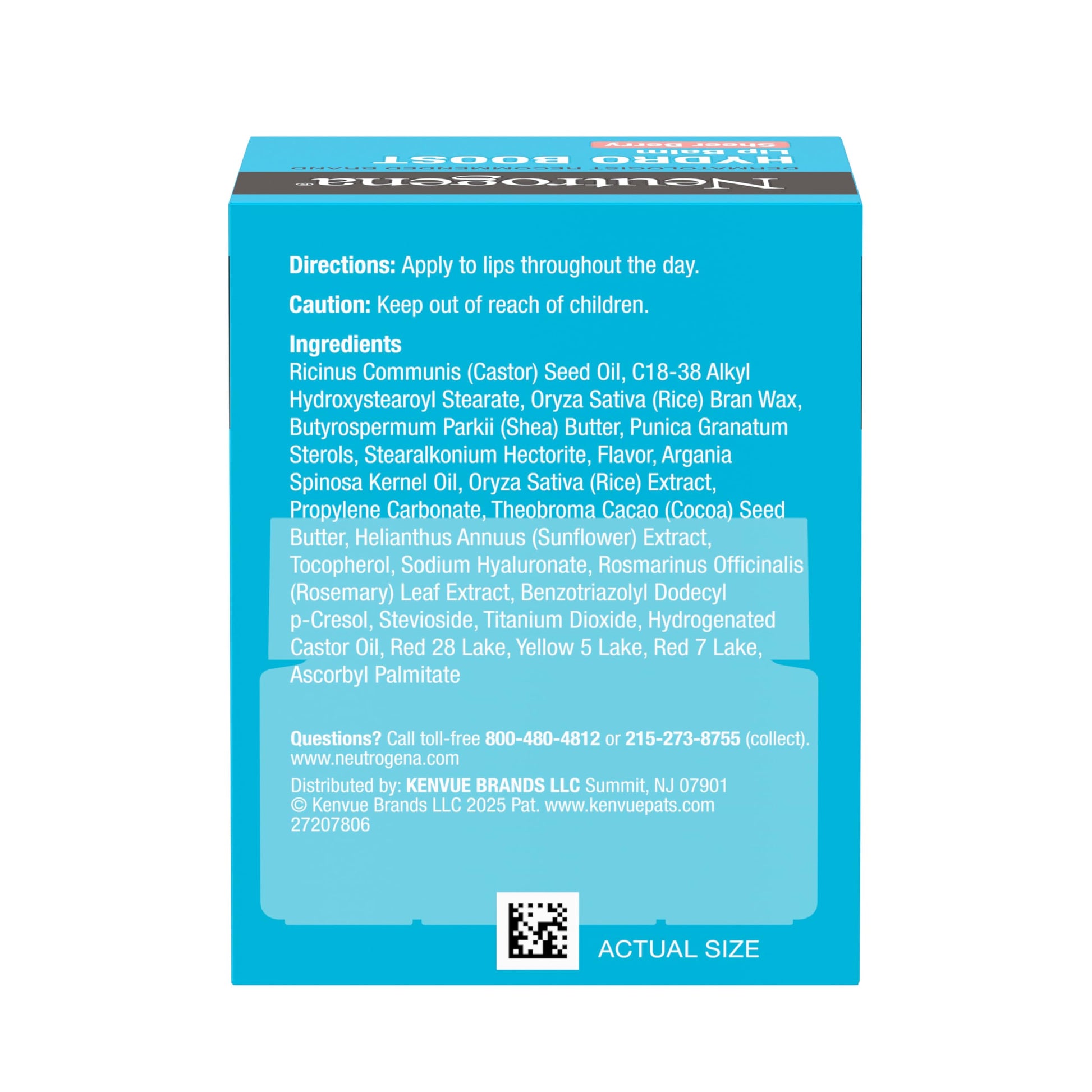 Neutrogena Hydro Boost Hyaluronic Acid Lip Balm, Nourishing Vitamin E Leaves Lips Feeling Hydrated, Sheer Pink Tinted Color with a Sweet Berry Flavor, Sheer Berry, 0.5 oz NeutrogenaAu supplements