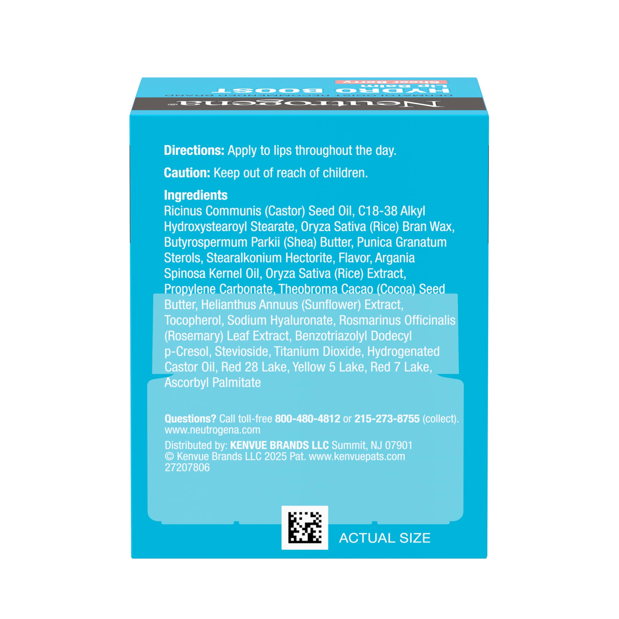 Neutrogena Hydro Boost Hyaluronic Acid Lip Balm, Nourishing Vitamin E Leaves Lips Feeling Hydrated, Sheer Pink Tinted Color with a Sweet Berry Flavor, Sheer Berry, 0.5 oz NeutrogenaAu supplements