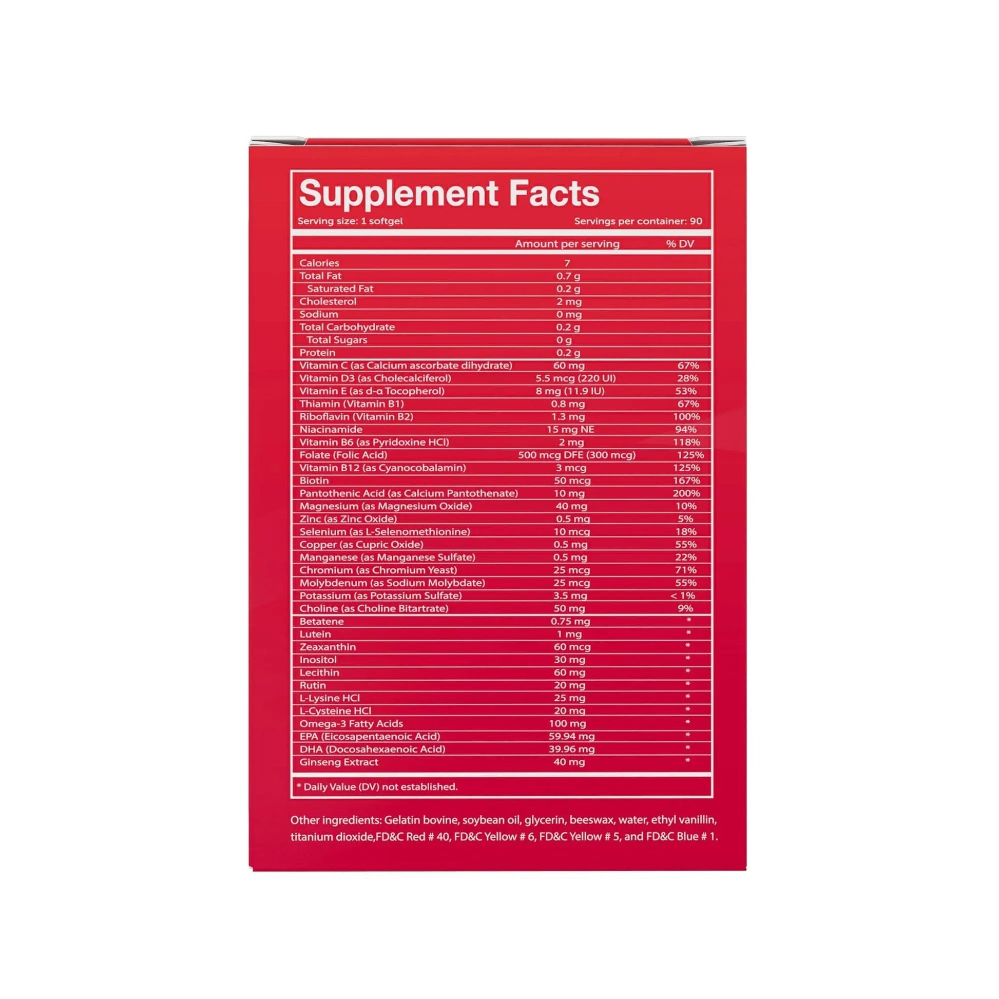 Vivioptal Active, 90 Softgels, Ginseng & Omega 3, Multivitamin & Multimineral, Gluten Free, German Formula Vivioptal VitaminsAu supplements