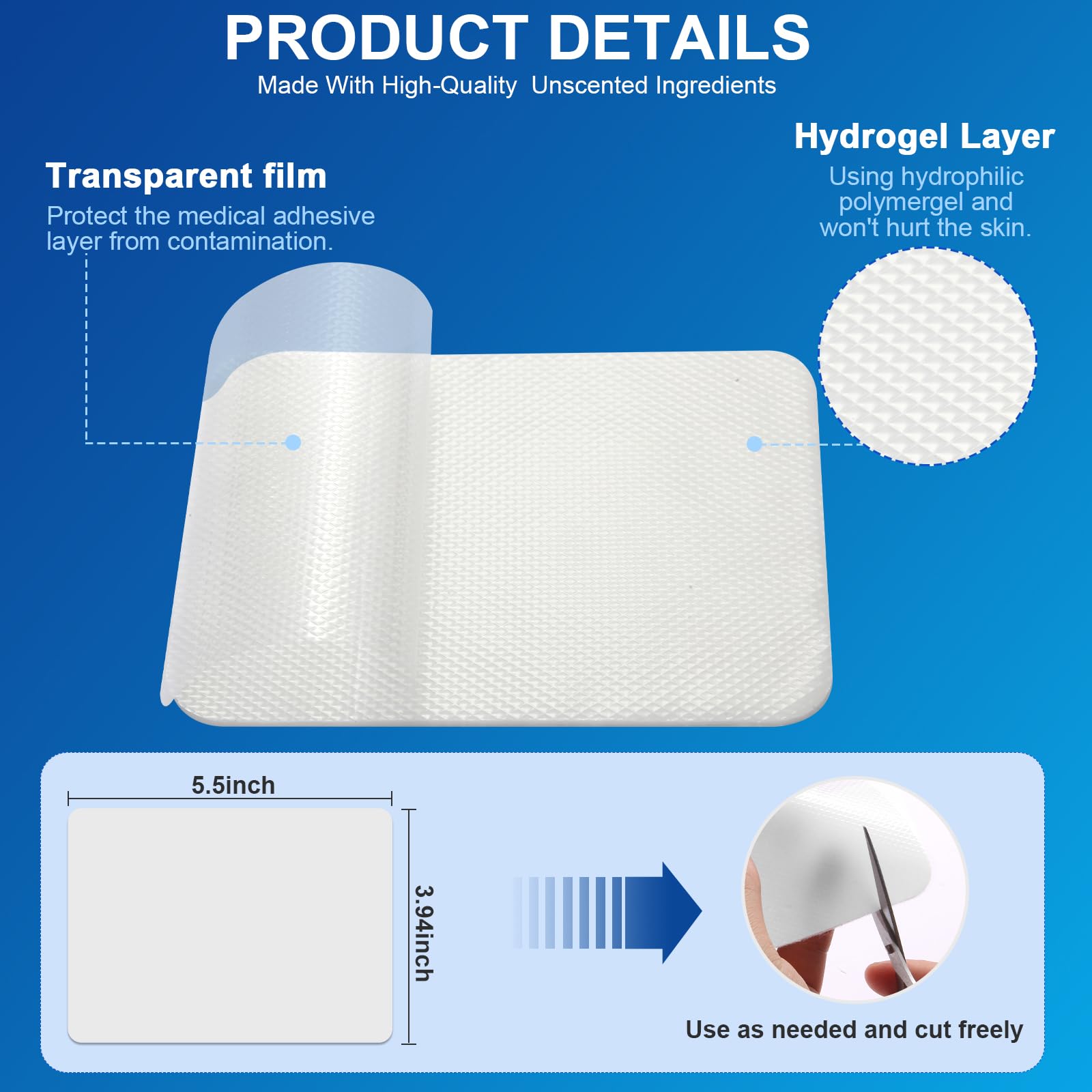 AROSLU Pain Relief Patches Lidocaine 4% ICY Patch Relieving Patch-12 Hour Acting Pain Patches-Muscle and Joint Pain Relief |Targets Neck,Back,Shoulders Pain relief-20patches AROSLUAu supplements