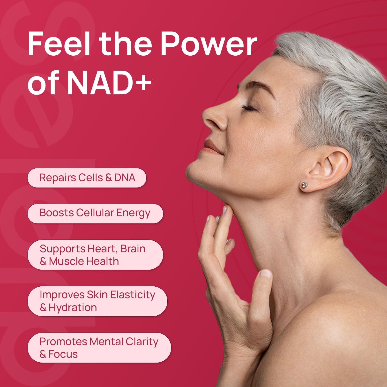 NAD+ Supplement for Women - NMN Alternative with β-NAD+, Trans-Resveratrol, CoQ10, D-Ribose - Promotes Cellular Renewal, Energy, and Radiant Skin Health - 60 Capsules Advanced SelerbAu supplements