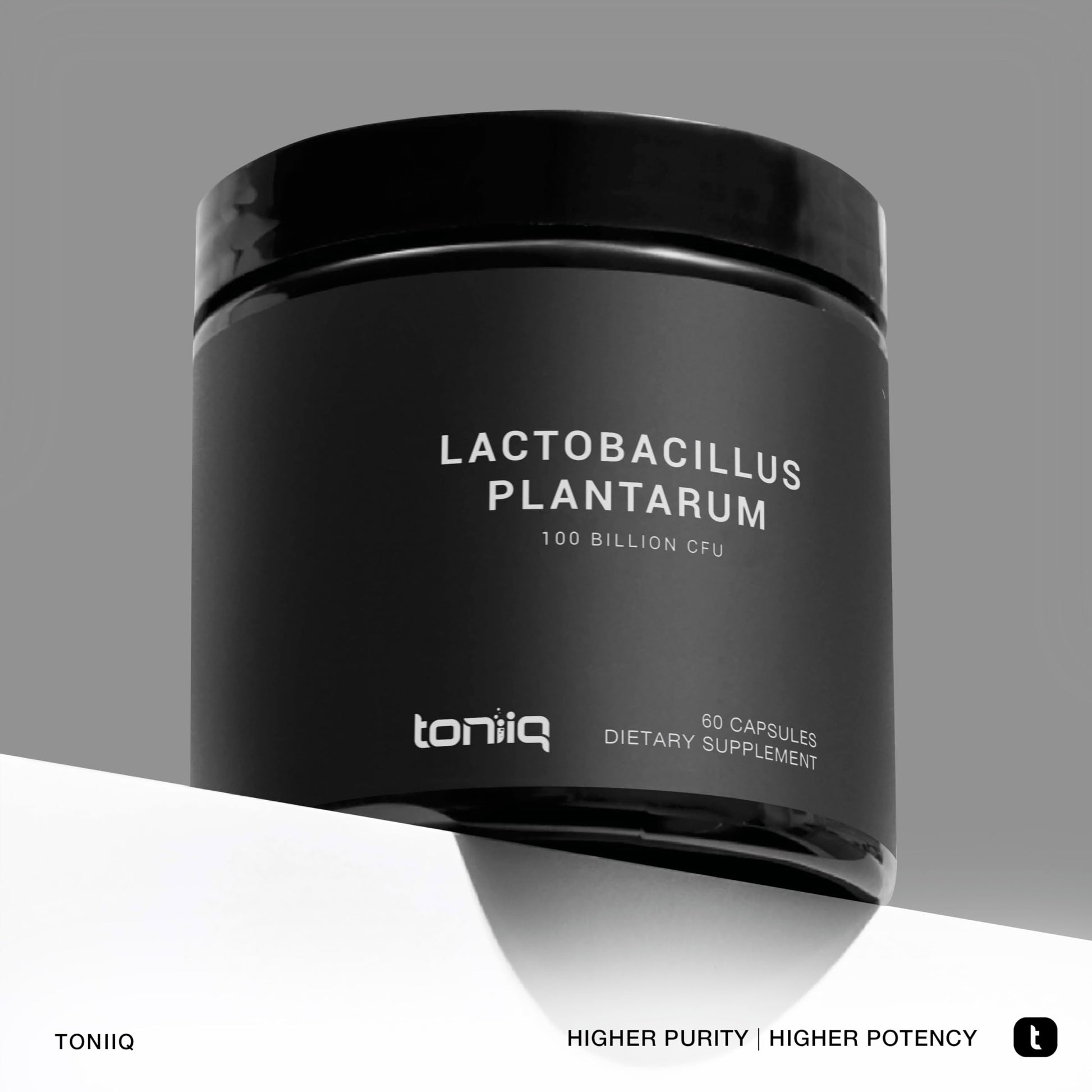 Toniiq Lactobacillus Plantarum – 100 Billion CFU High-Strength Single-Strain Probiotic with FOS – Delayed-Release Veggie Capsules – Third-Party Tested Potency – 60 Capsules ToniiqAu supplements