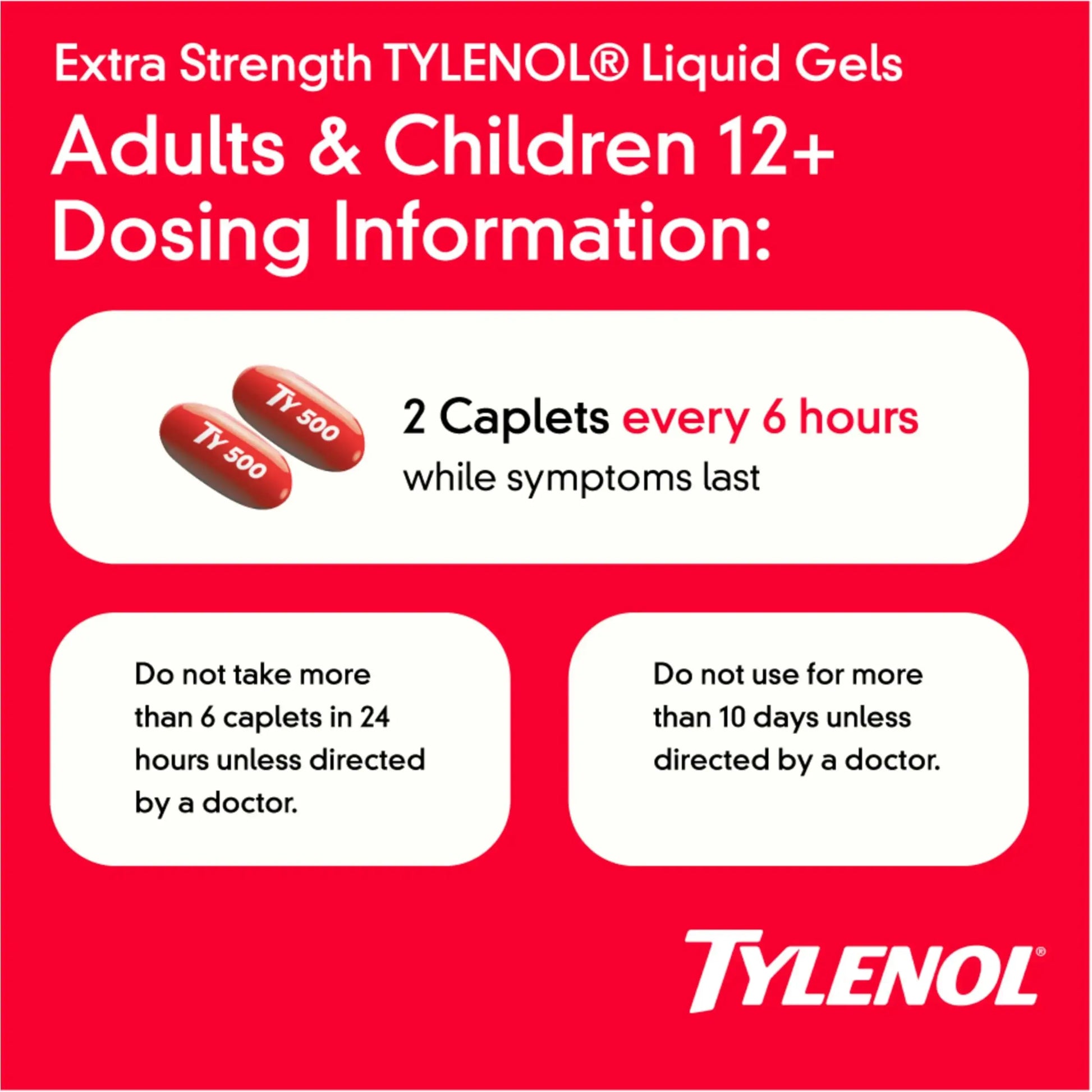 Tylenol Extra Strength Liquid Gels, Fast, Strong Pain Relief, Fever Reducer for Adults with 500 mg Acetaminophen, Fast-Acting Liquid Gel Capsules for Headaches & Minor Pain Relief, 75 Count TylenolAu supplements
