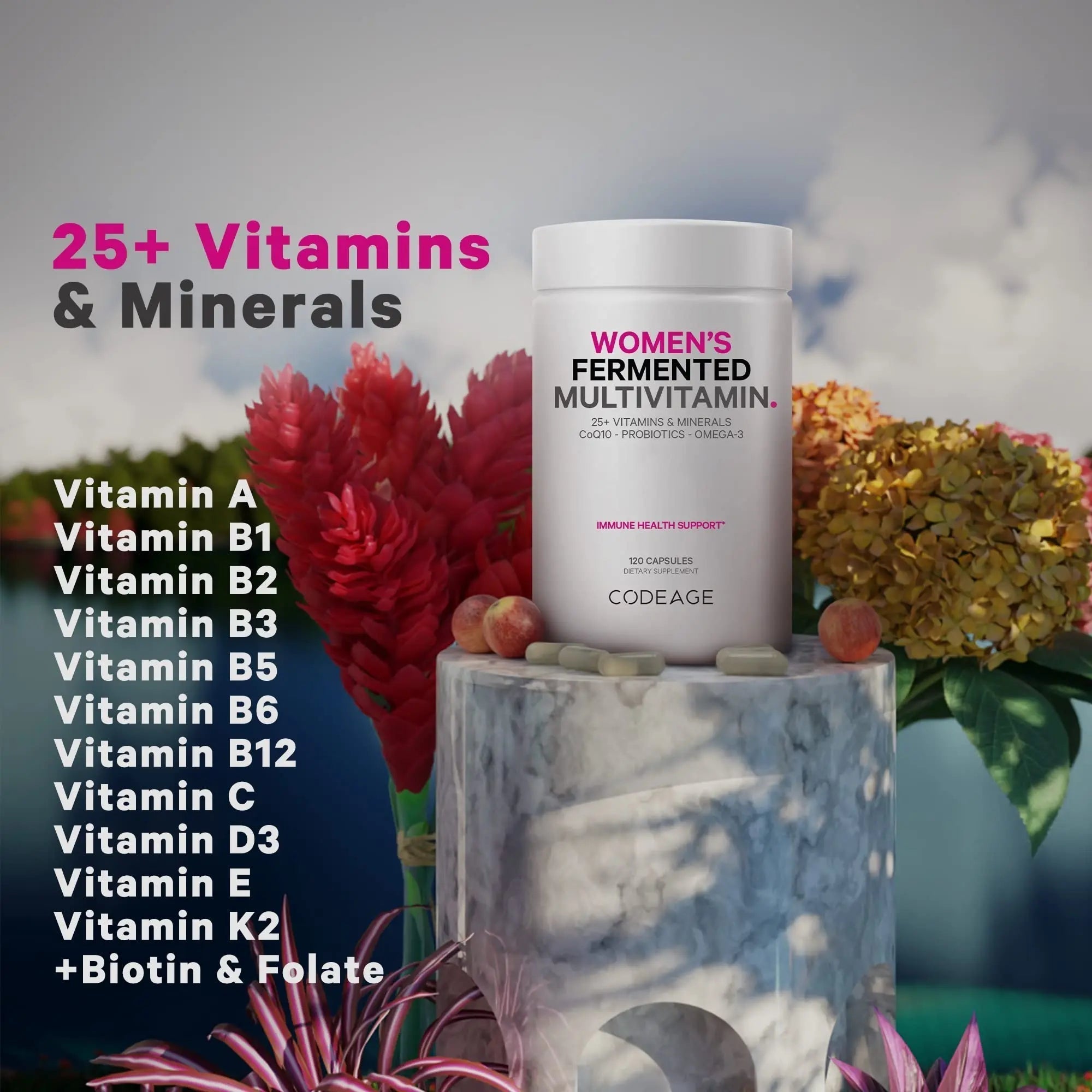Codeage Women’s Multivitamin Bundle: Women’s Formula & Women’s Probiotic Daily Vitamins CodeageAu supplements