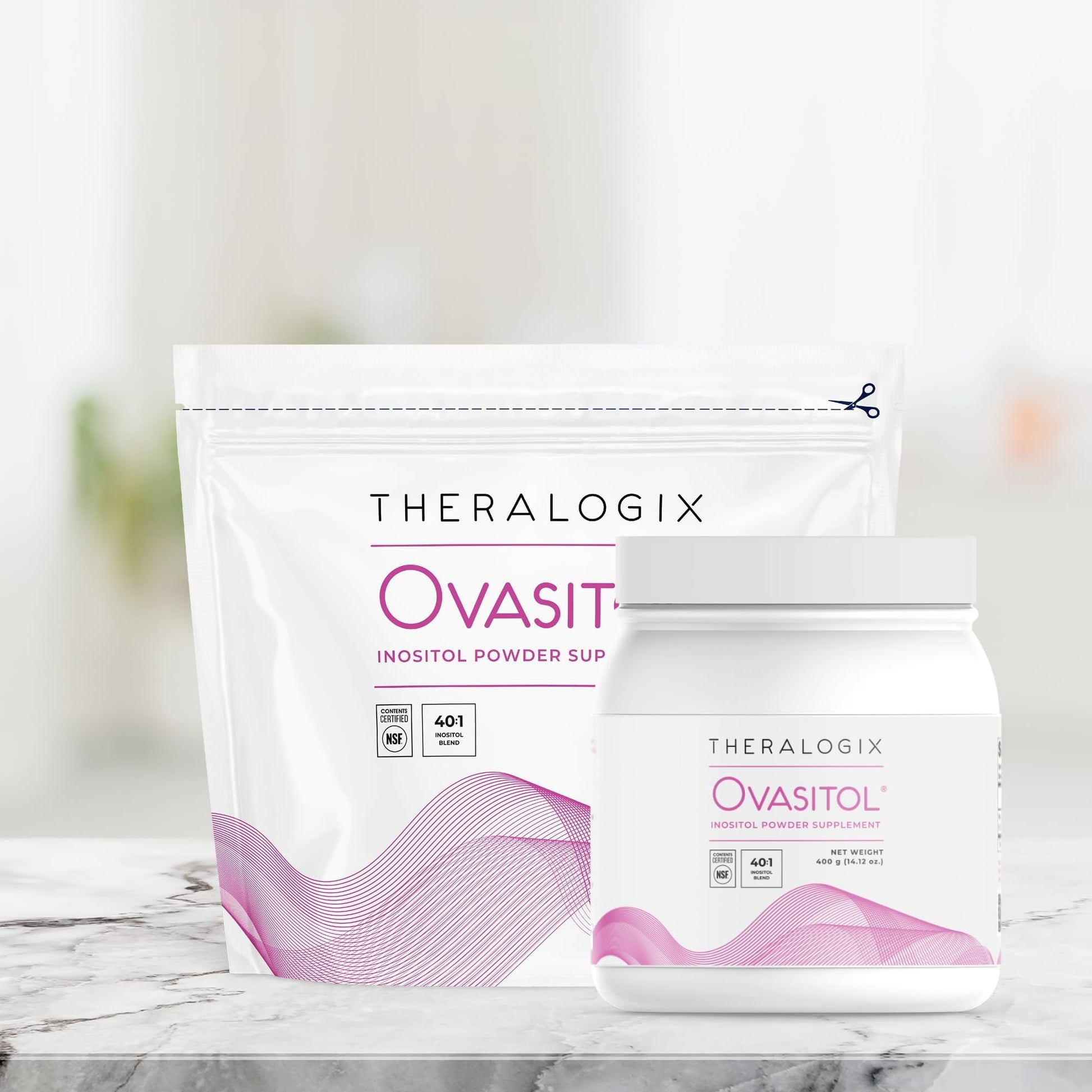 Theralogix Ovasitol Inositol Powder - 180 Servings - Myo-Inositol & D-Chiro Inositol TheralogixUS supplements