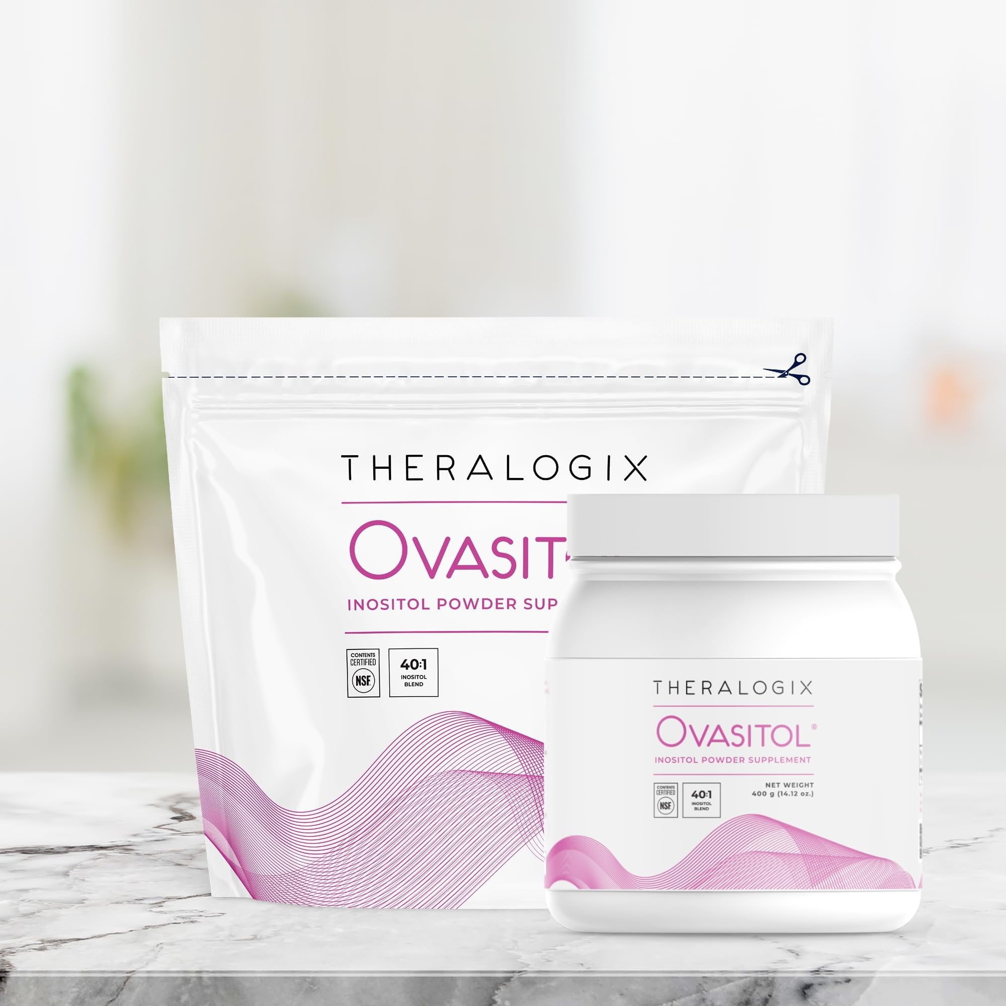 Theralogix Ovasitol Inositol Powder Packets - 180 Servings - Myo-Inositol TheralogixUS supplements