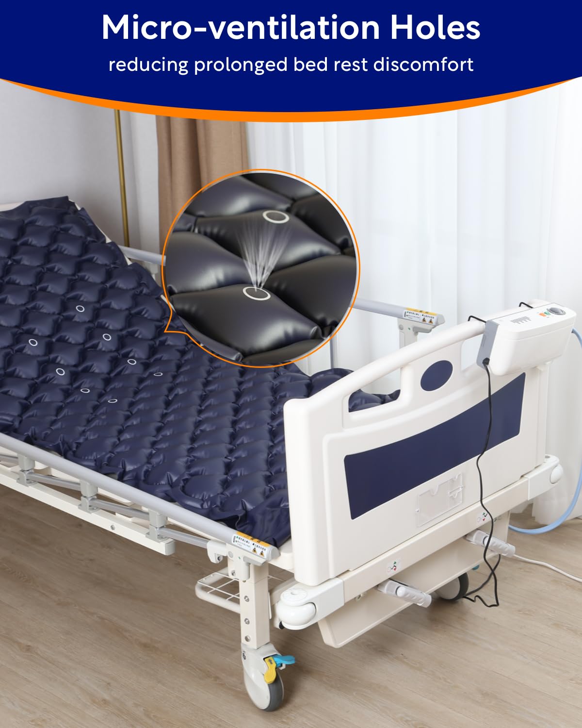 VOCIC Alternating Air Pressure Mattress Pad-with Micro Air Holes & Sleep Mode-Bed Sore VOCICUS supplements