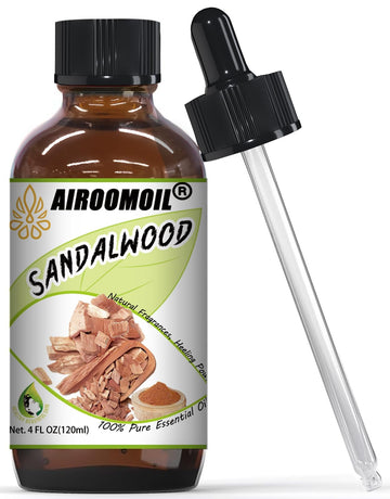 Sandalwood Essential Oil Woodsy Fragrance for Aromatherapy Diffuser Perfume Scents Oil airoomoilAu supplements